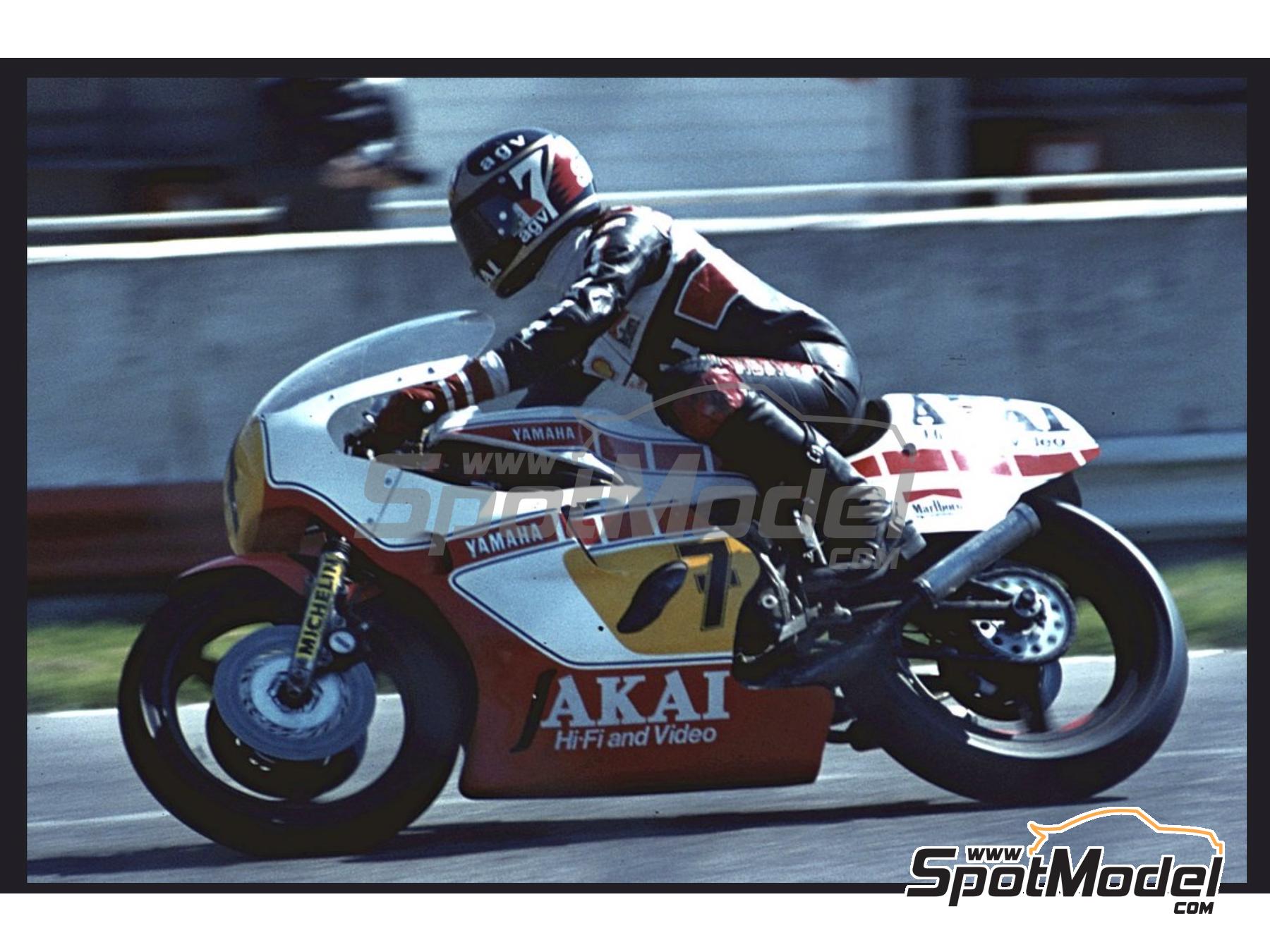 Image 6: Yamaha YZR500 sponsored by John Player Special - Zolder, Transatlantic Trophy 1980 and 1981 | Marking / livery in 1/12 scale , designed by Screendesign  and  manufactured by Print Lab Decals (ref.&nbsp;PLB2-102857)
