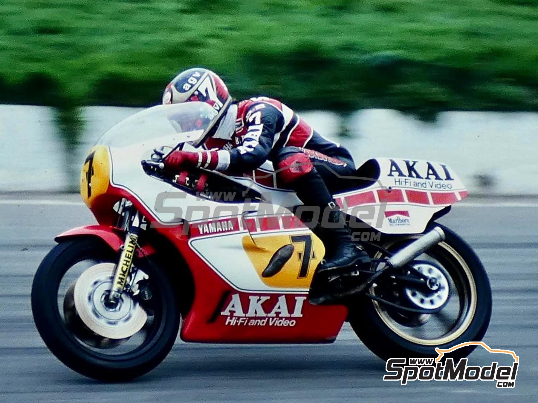 Image 7: Yamaha YZR500 sponsored by John Player Special - Zolder, Transatlantic Trophy 1980 and 1981 | Marking / livery in 1/12 scale , designed by Screendesign  and  manufactured by Print Lab Decals (ref.&nbsp;PLB2-102857)