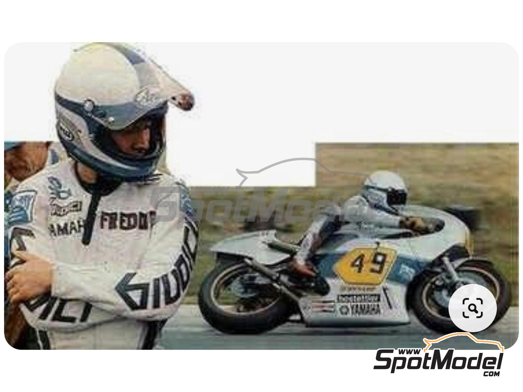 Image 9: Yamaha YZR500 sponsored by John Player Special - Zolder, Transatlantic Trophy 1980 and 1981 | Marking / livery in 1/12 scale , designed by Screendesign  and  manufactured by Print Lab Decals (ref.&nbsp;PLB2-102857)