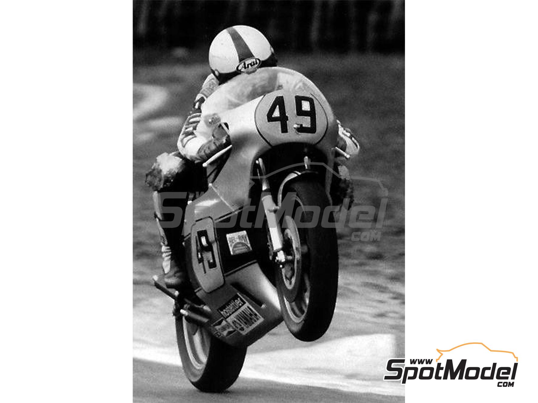 Image 10: Yamaha YZR500 sponsored by John Player Special - Zolder, Transatlantic Trophy 1980 and 1981 | Marking / livery in 1/12 scale , designed by Screendesign  and  manufactured by Print Lab Decals (ref.&nbsp;PLB2-102857)