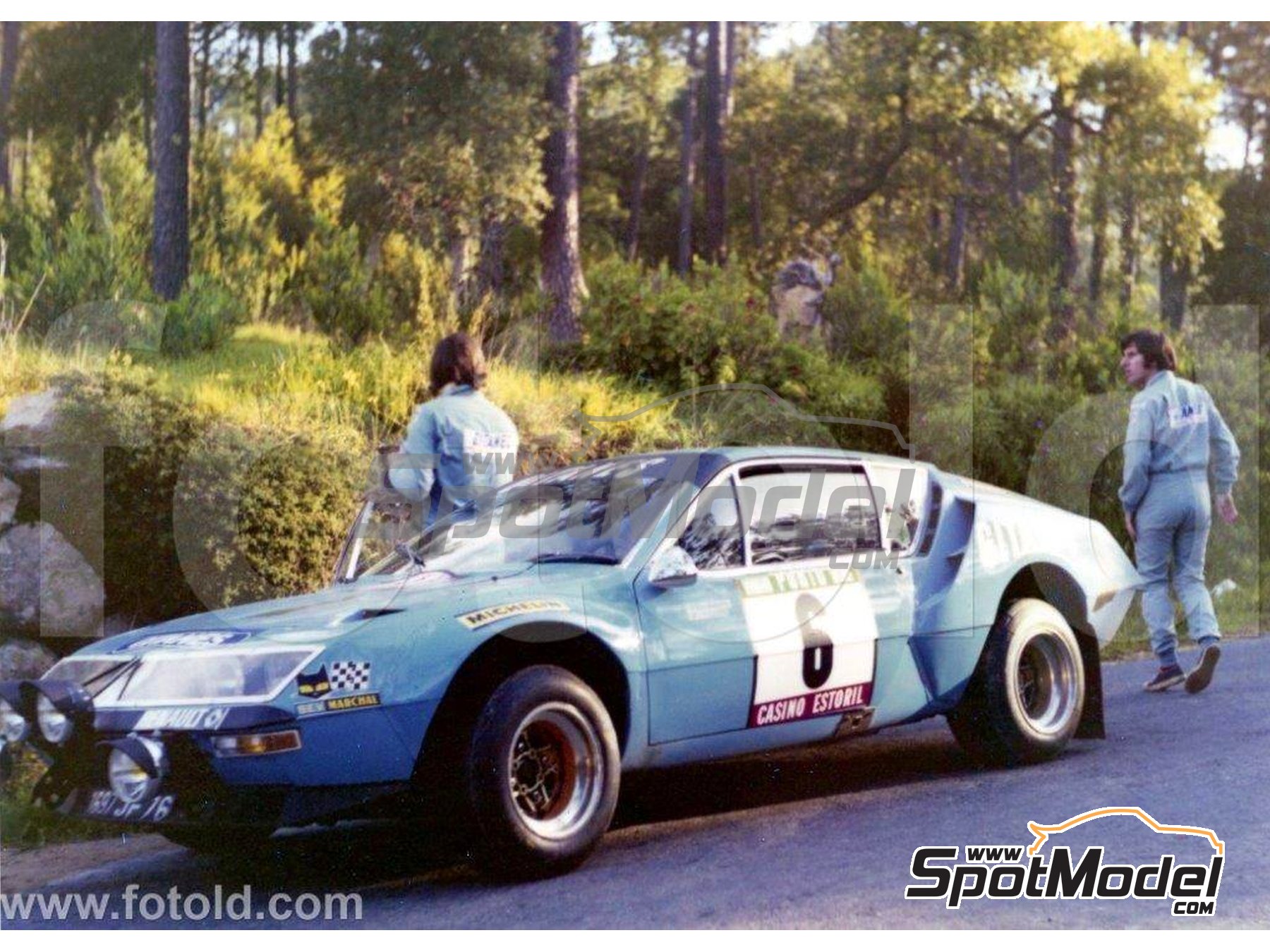 Image 12: Alpine Renault A310 1800 + Renault R8 Gordini + Mini Cooper S patrocinado por Gitanes - Rally de Portugal - Vinho do Porto, TAP Rally de Portugal 1967, 1968 y 1976 | Decoraci&oacute;n en escala&nbsp;1/24 , dise&ntilde;ado por Jorge Pinho  y  fabricado por Print Lab Decals (ref.&nbsp;PLB2-131542)