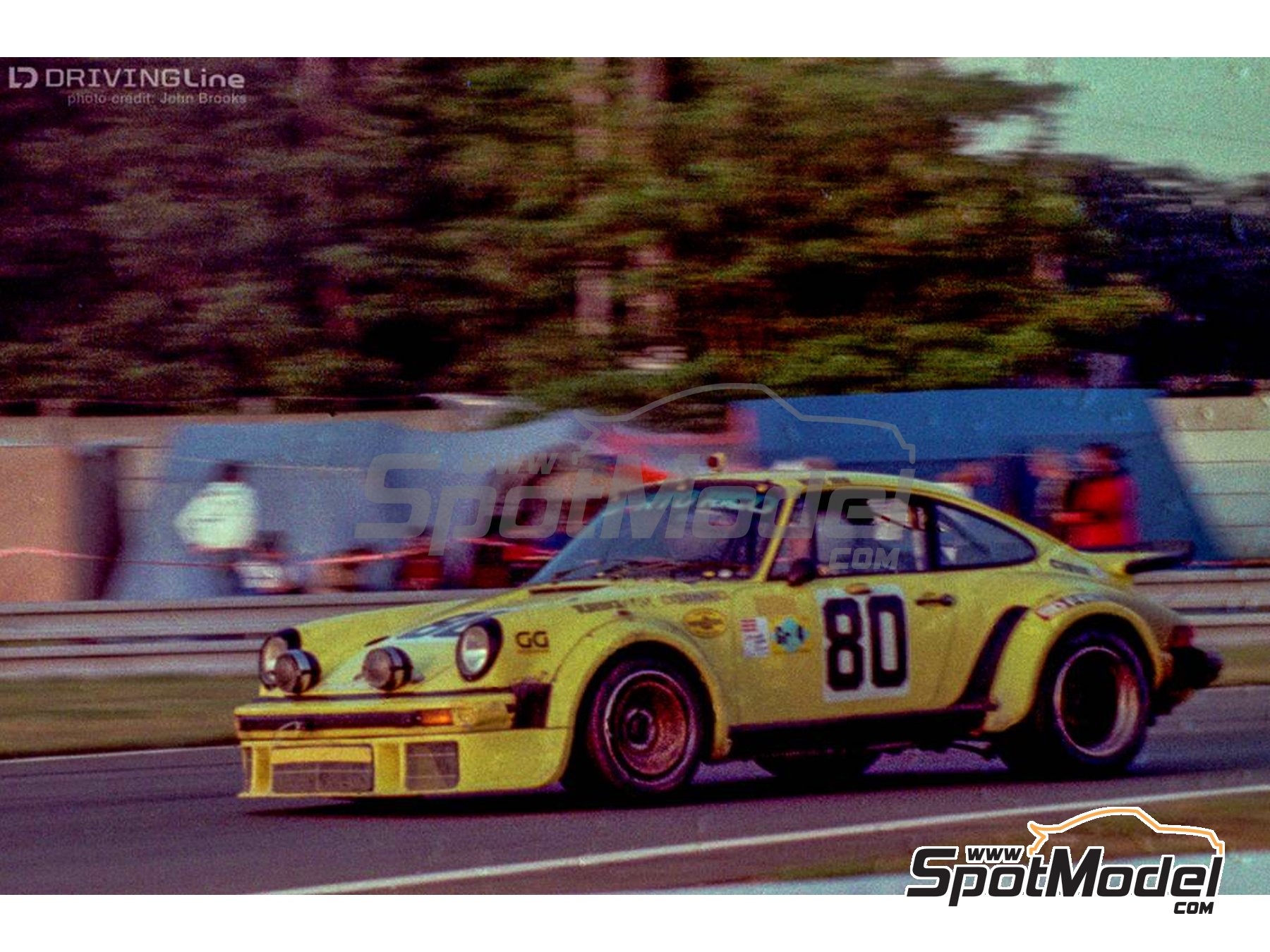 Image 9: Porsche 934 Turbo RSR - 24 Horas de Le Mans 1980 | Decoraci&oacute;n en escala&nbsp;1/24 , dise&ntilde;ado por J Banks  y  fabricado por Print Lab Decals (ref.&nbsp;PLB2-187186)