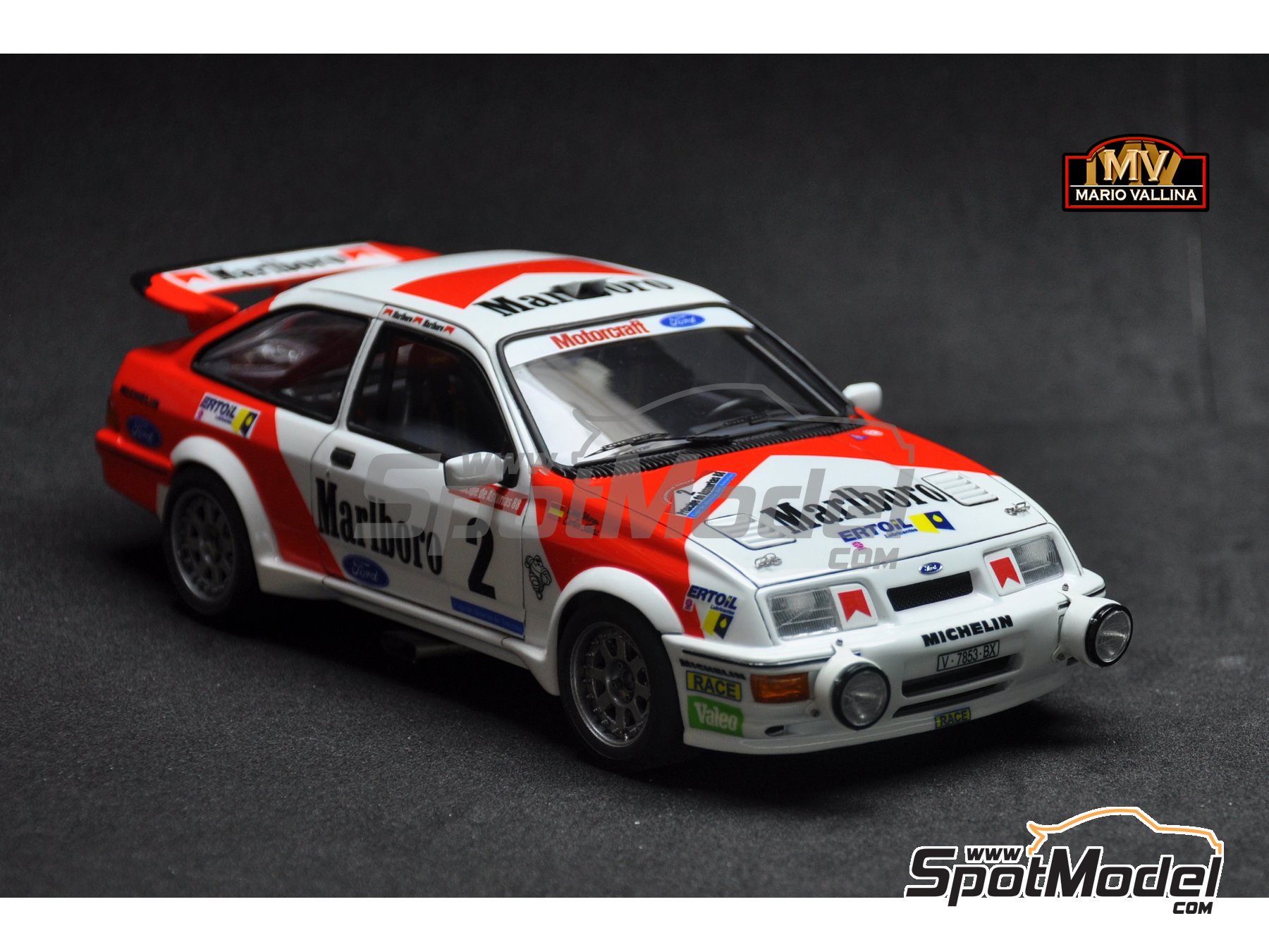 Adesivi Ford Sierra RS Cosworth &ndash; Rally Valeo 1987 &ndash; Decalcomanie Le Mans Decals