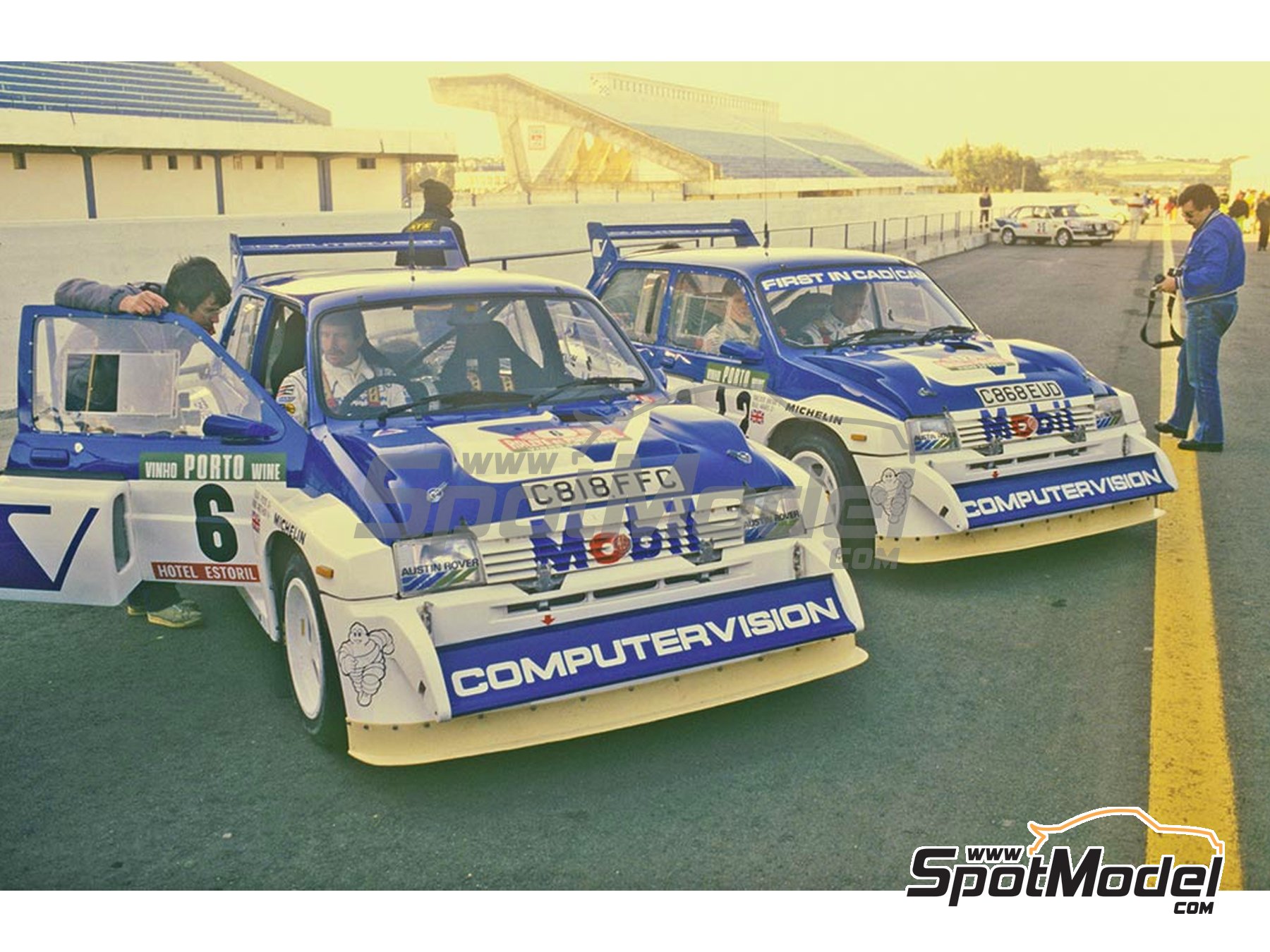 Image 13: Complements and substitution decals for MG Metro Rallye Portugal 1986 Toyota Celica TA64 Rallye Portugal 1984 - Portugal Rally - Vinho do Porto 1984 and 1986 | Marking / livery in 1/24 scale , designed by Jorge Pinho  and  manufactured by Print Lab Decals (ref.&nbsp;PLB2-451188)