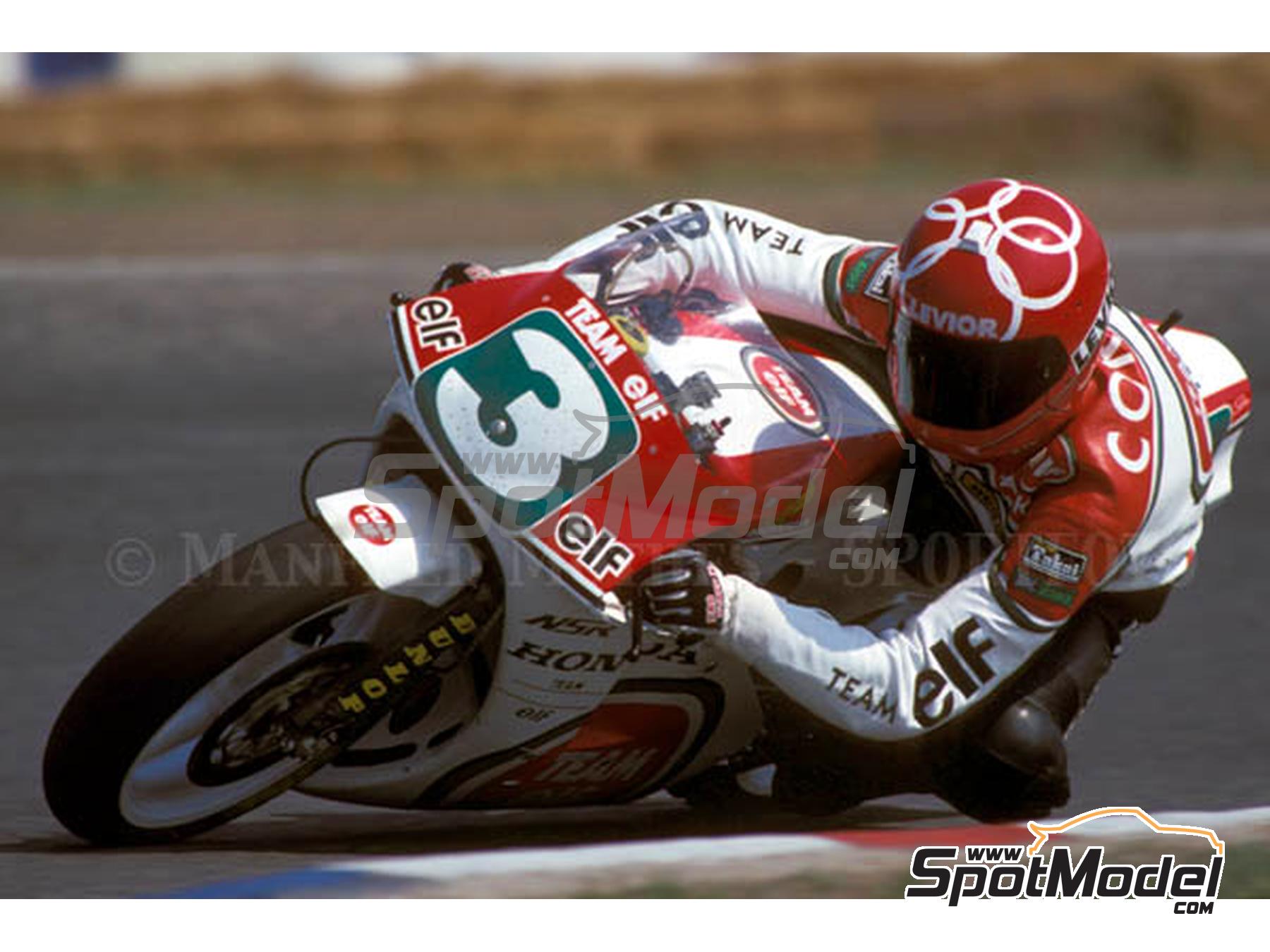 Image 5: Honda NSR250 Lucky Strike Racing Team - 250cc Motorcycle World Championship 1989 | Marking / livery in 1/12 scale , designed by Screendesign  and  manufactured by Print Lab Decals (ref.&nbsp;PLB2-703903)