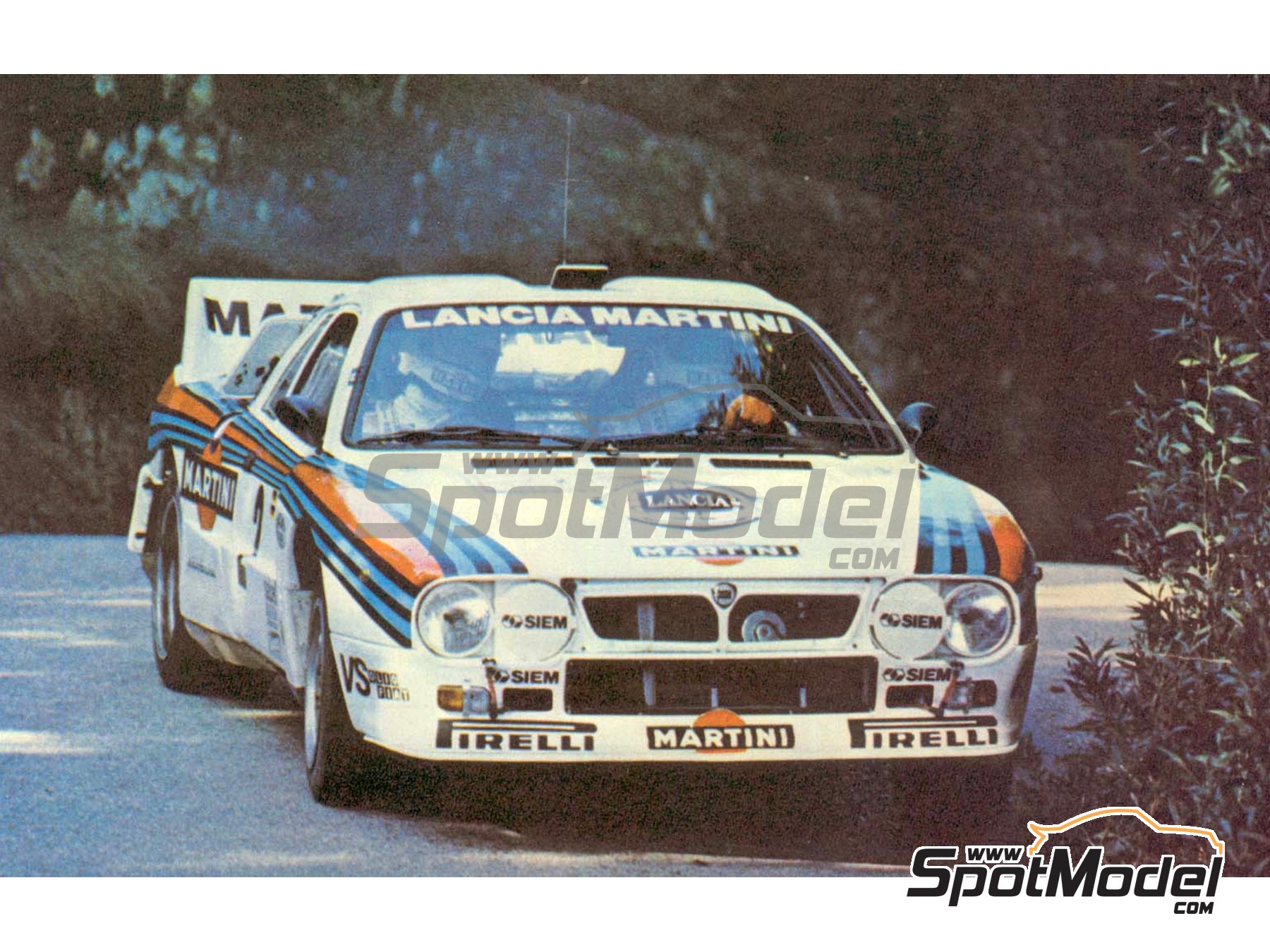 DECALS 1/24 REF 1065 LANCIA 037 RALLY SERPAGGI TOUR DE CORSE 1983 RALLYE WRC 