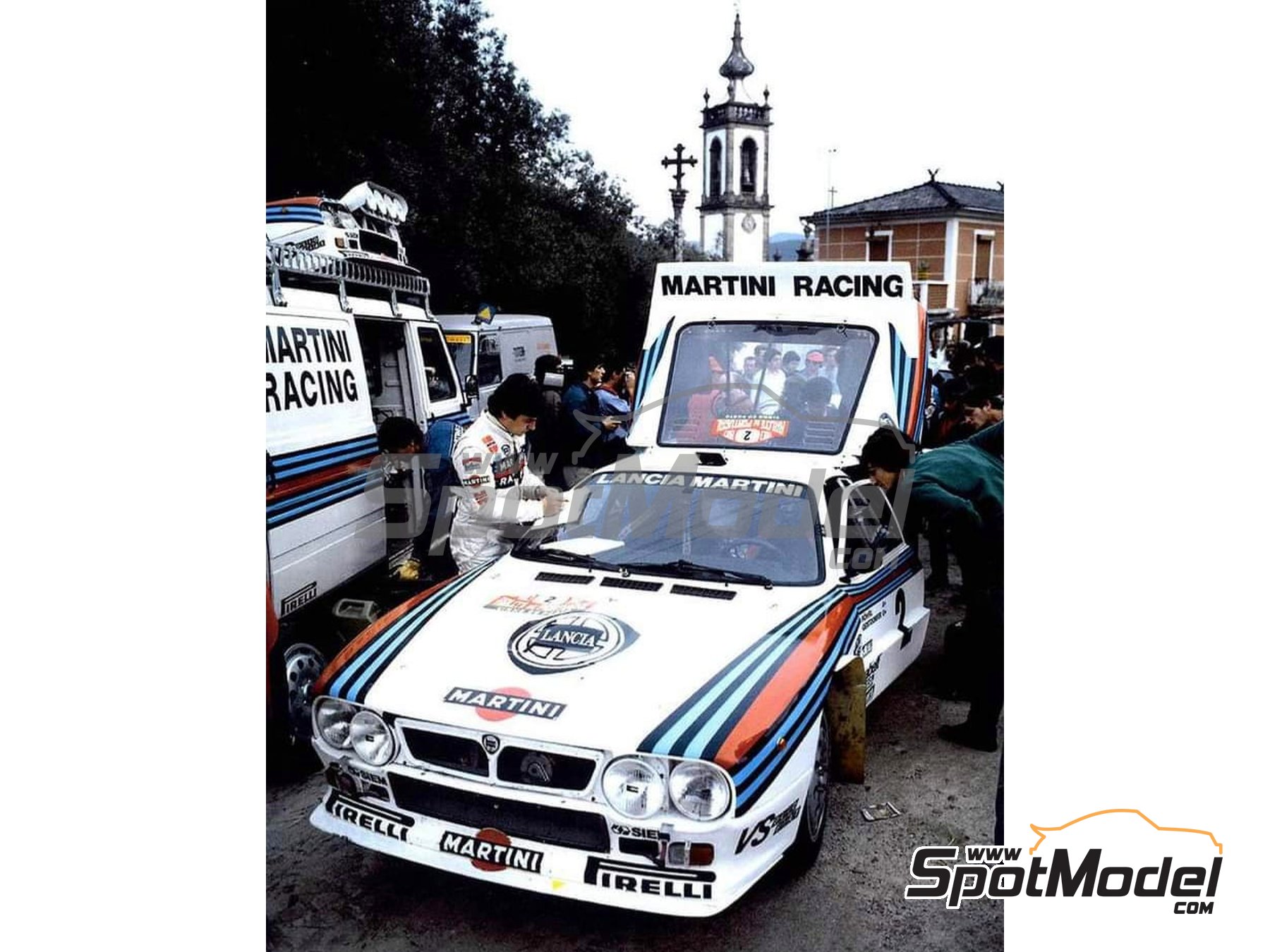 DECALS 1/24 REF 1512 LANCIA 037 RALLY BIASION RALLYE MONTE CARLO 1985 TOTIP WRC 