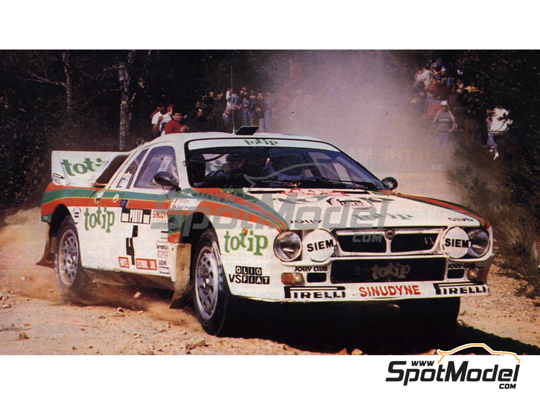 DECALS 1/24 REF 1066 LANCIA 037 RALLY VUDAFIERI TOUR DE CORSE 1983 WRC RALLYE 