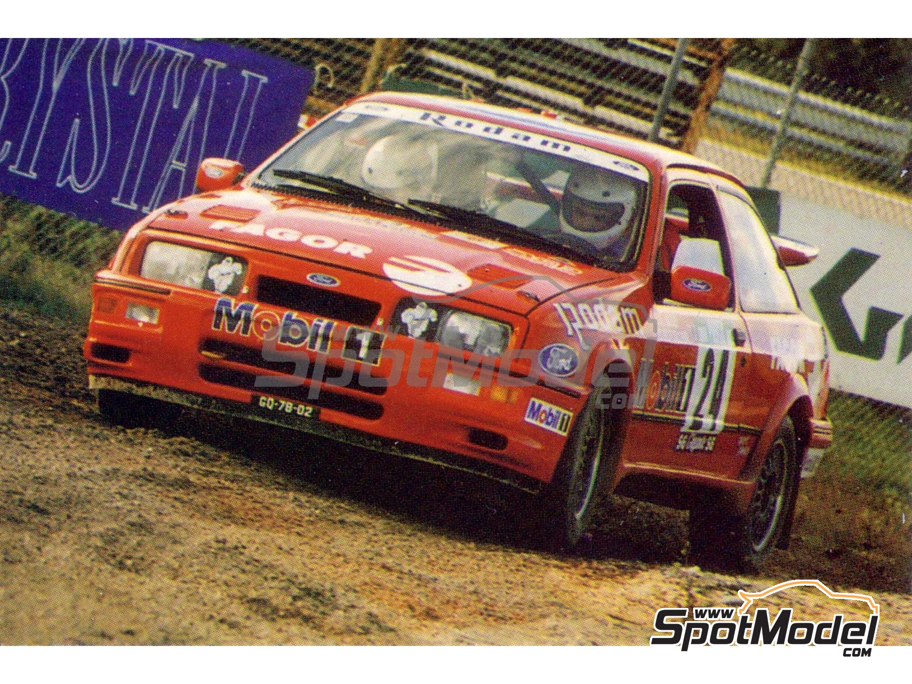 Image 2: Ford Sierra RS Cosworth + Ford Escort RS 1800 Mk II sponsored by Fagor - Correio da Manha - Portugal Rally - Vinho do Porto 1985 and 1989 | Marking / livery in 1/24 scale , designed by Jorge Pinho  and  manufactured by Print Lab Decals (ref.&nbsp;PLB2-803220)