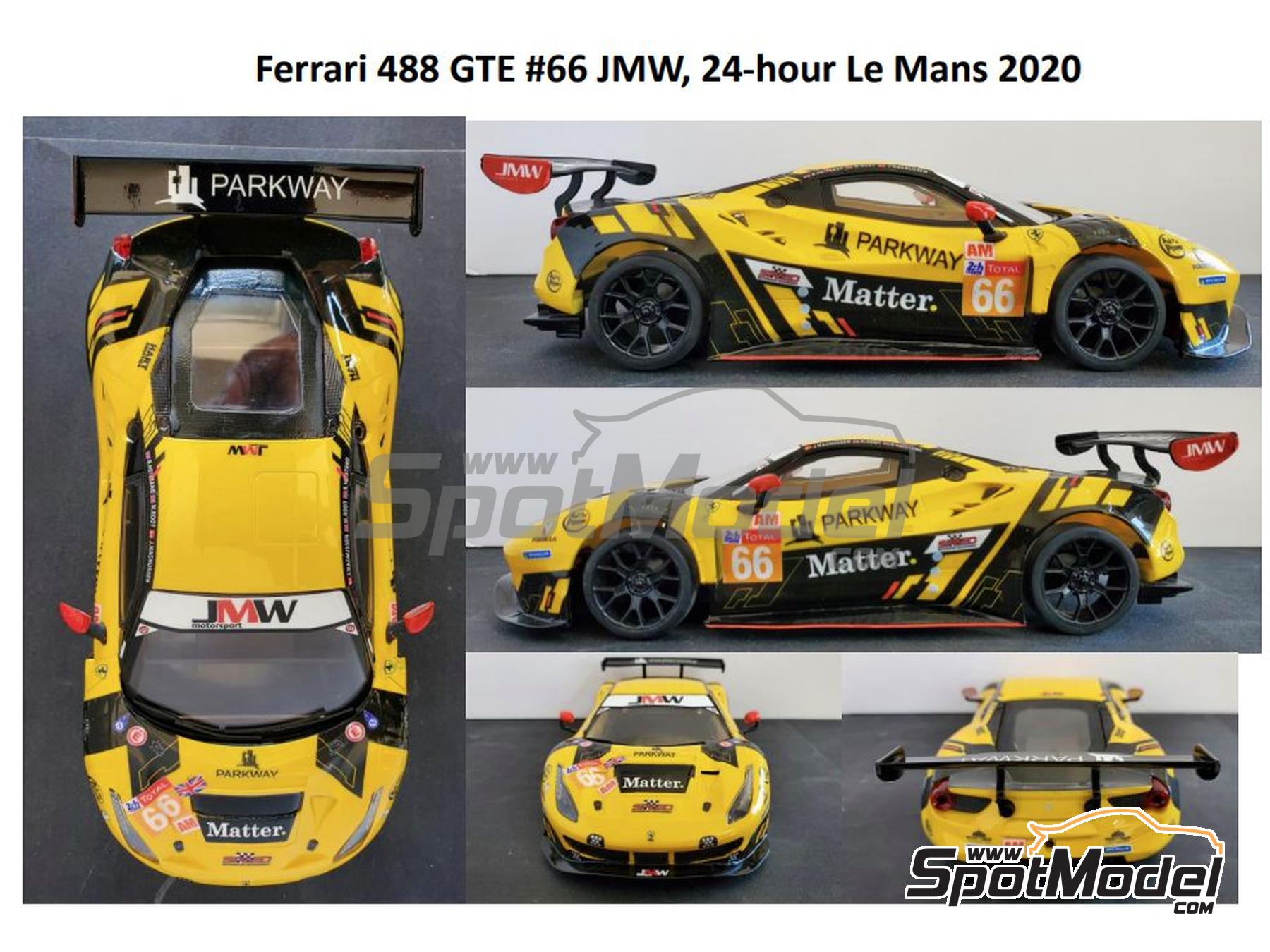 Print Lab Decals PLB2-983349: Marking / livery 1/27 scale - Ferrari 488 ...