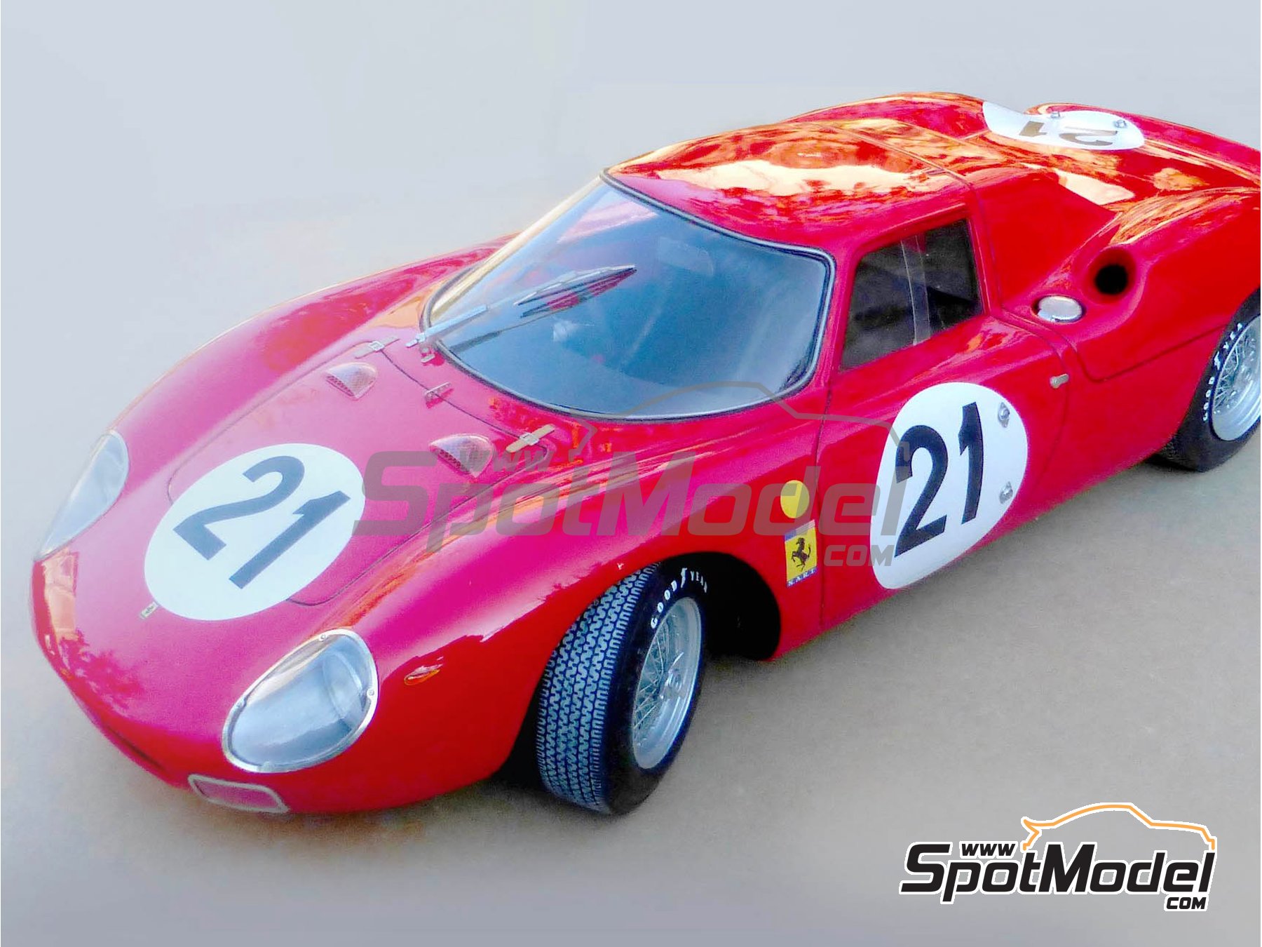 Ferrari 250 LM N.A.R.T. Team - 24 Hours Le Mans 1965. Car scale model kit  in 1/12 scale manufactured by Profil24 (ref. P1205)