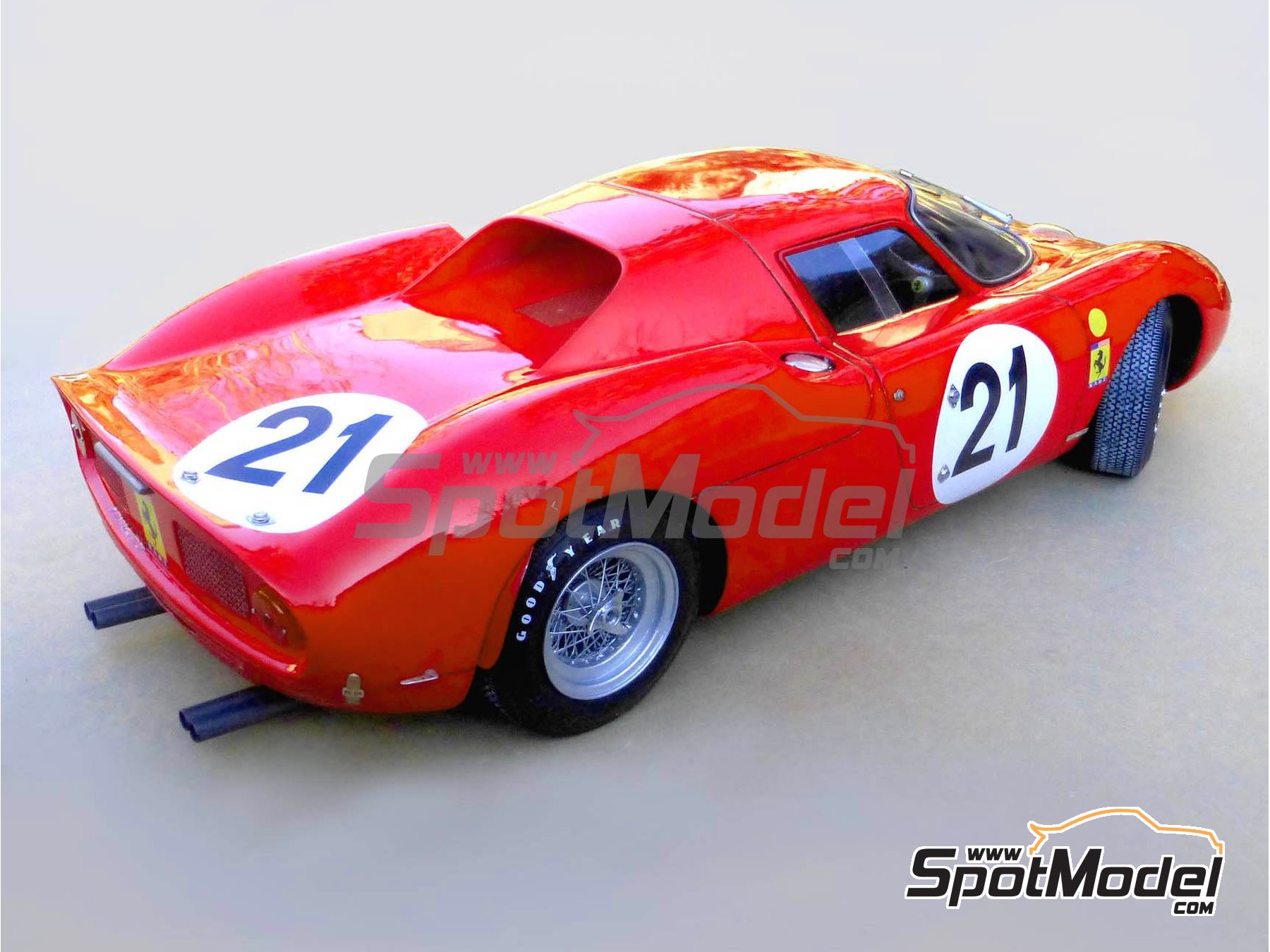 Ferrari 250 LM N.A.R.T. Team - 24 Hours Le Mans 1965. Car scale model kit  in 1/12 scale manufactured by Profil24 (ref. P1205)