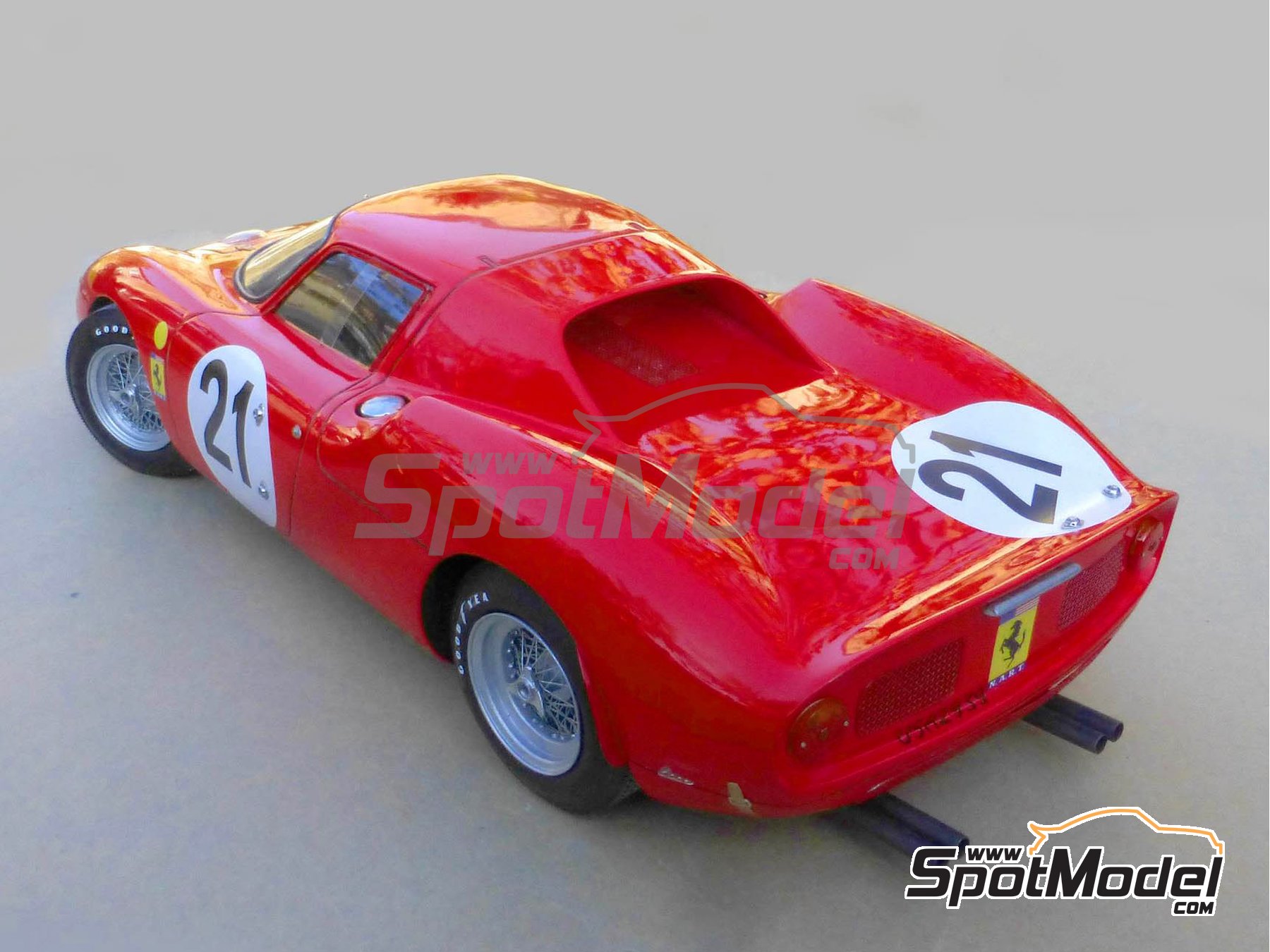 Ferrari 250 LM N.A.R.T. Team - 24 Hours Le Mans 1965. Car scale model kit  in 1/12 scale manufactured by Profil24 (ref. P1205)