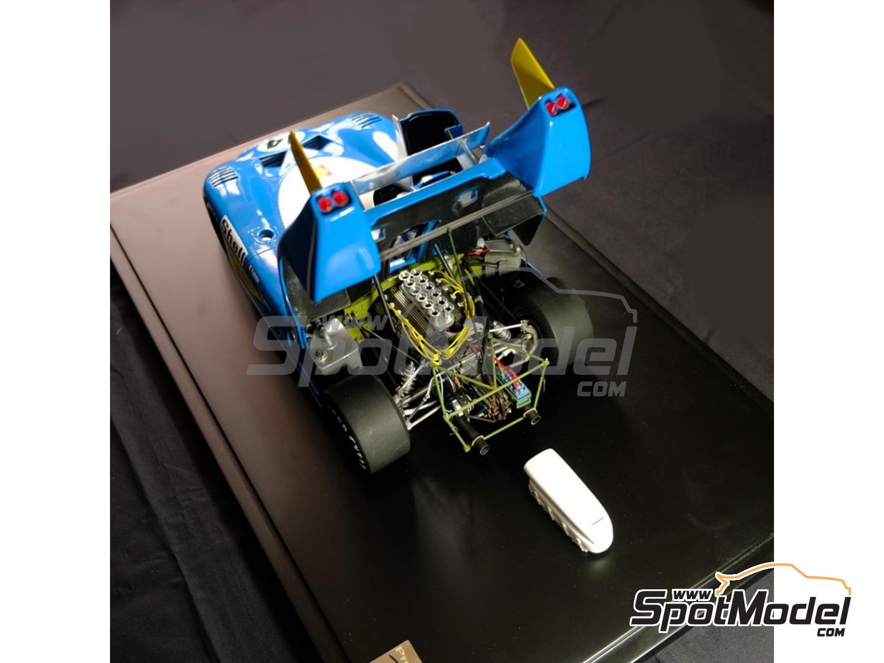 Image 2: Matra-Simca MS 670 sponsored by Shell - 24 Hours Le Mans 1972 | Car scale model kit in 1/12 scale manufactured by Profil24 (ref.&nbsp;P1214K)