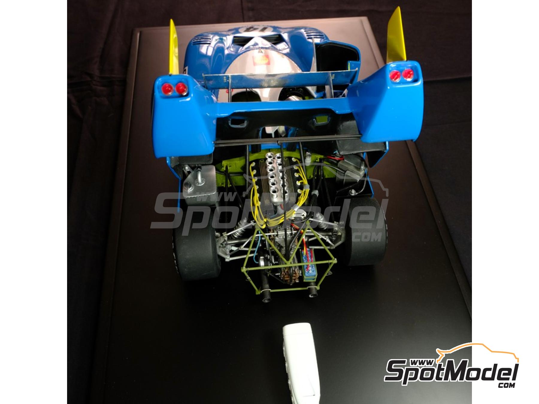 Image 5: Matra-Simca MS 670 sponsored by Shell - 24 Hours Le Mans 1972 | Car scale model kit in 1/12 scale manufactured by Profil24 (ref.&nbsp;P1214K)