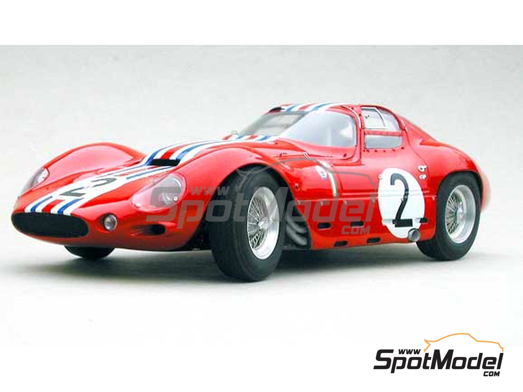 Maserati Tipo 151/1 Maserati France Team - 24 Hours Le Mans 1963. Car scale  model kit in 1/24 scale manufactured by Profil24 (ref. P24062)