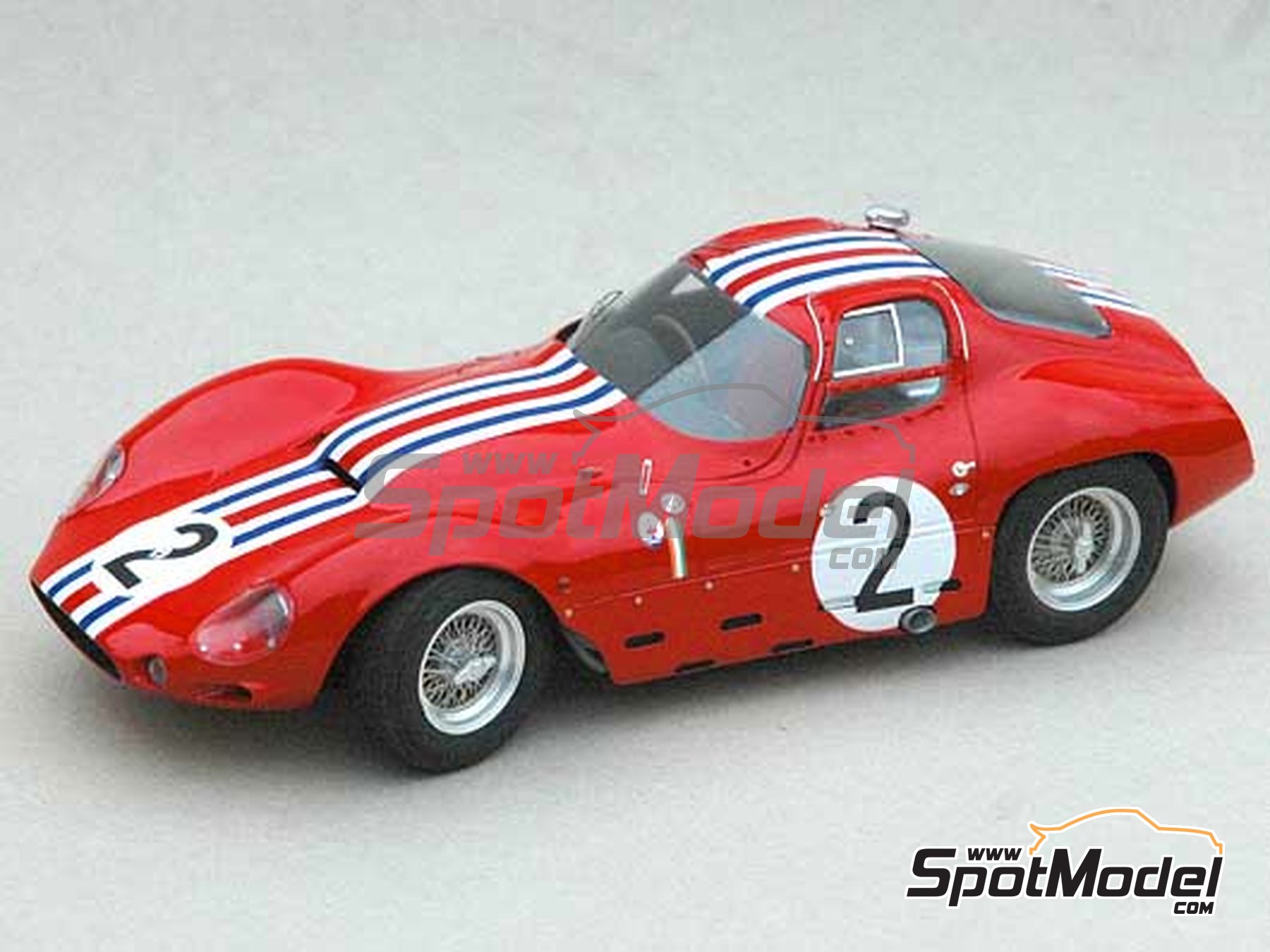 Maserati Tipo 151/1 Maserati France Team - 24 Hours Le Mans 1963. Car scale  model kit in 1/24 scale manufactured by Profil24 (ref. P24062)