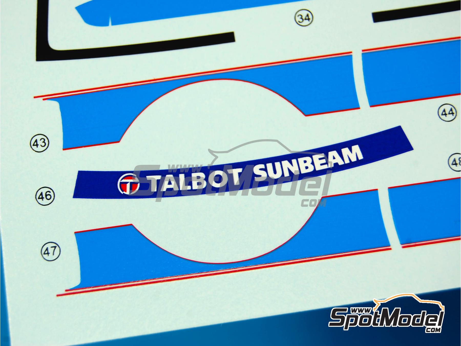 Talbot Lotus Corse #2 Le Mans 1981 - Silhouette F N°3001 - 1/43 White Metal Monté - Occasion