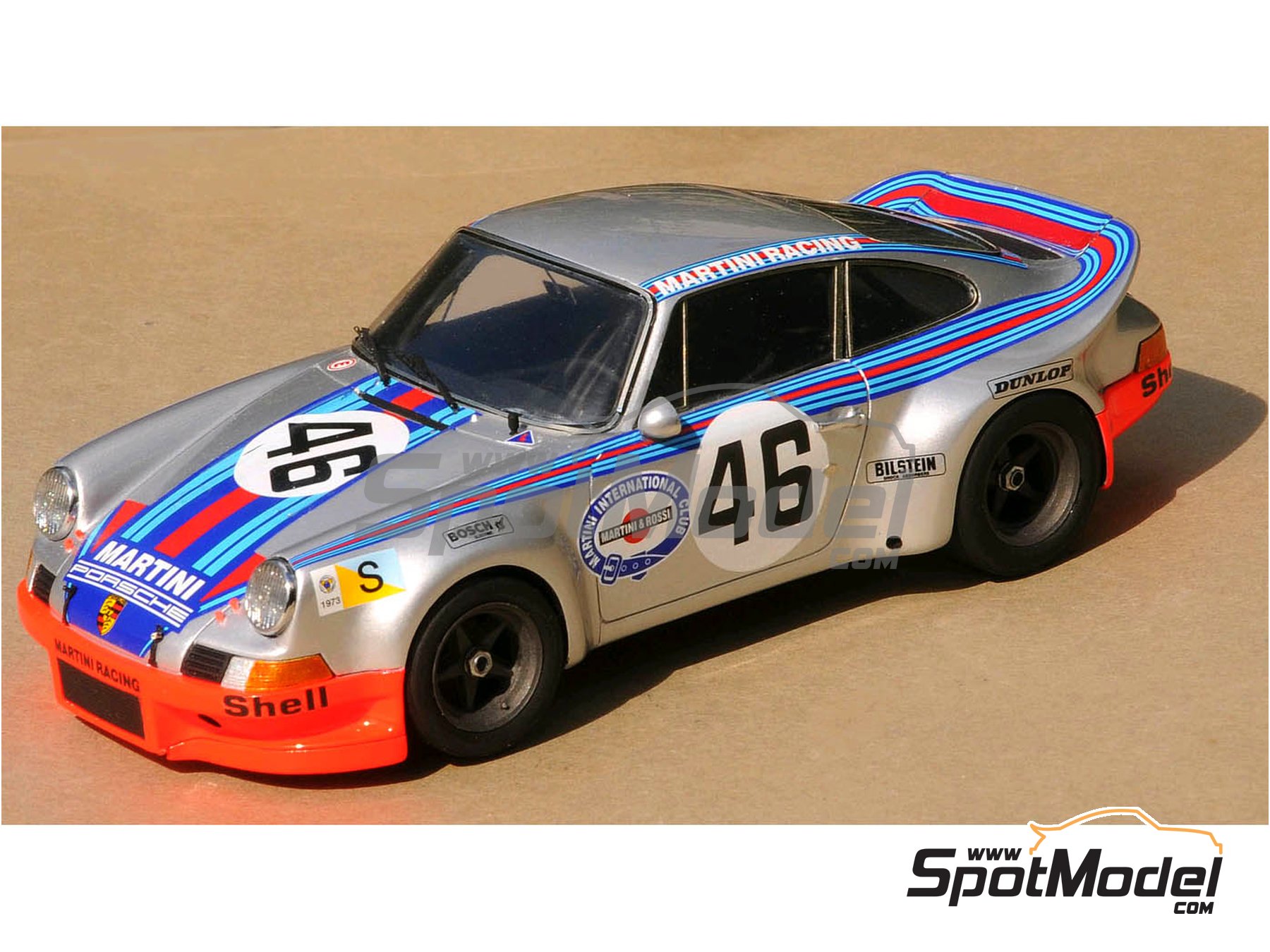 Image 4: Porsche 911 Carrera RSR Equipo Porsche System Engineering patrocinado por Martini Racing - 24 Horas de Le Mans 1973 | Maqueta de coche en escala&nbsp;1/24 fabricado por Profil24 (ref.&nbsp;P24083, tambien P24083K)