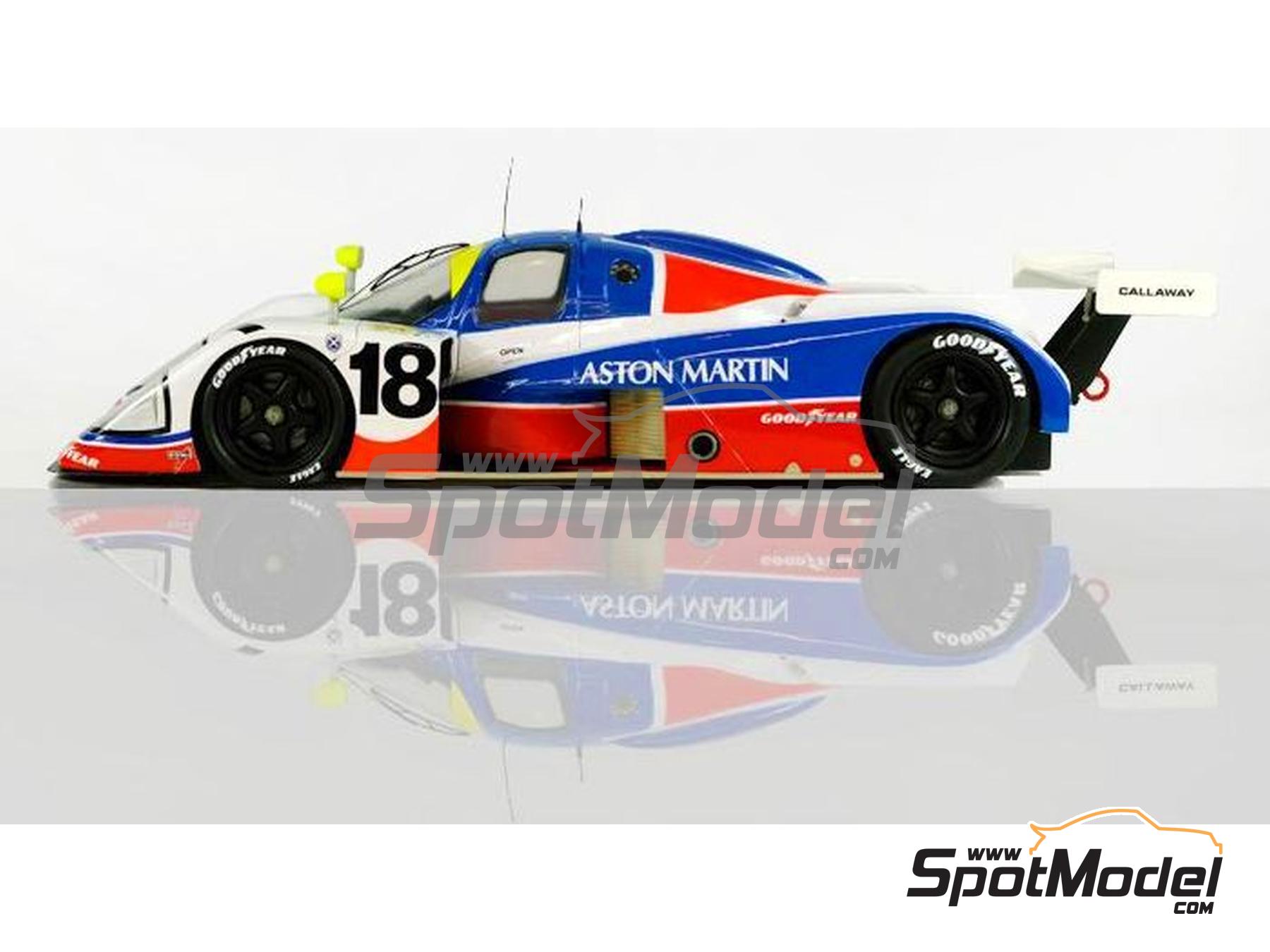 Image 3: Aston Martin AMR1 sponsored by Mobil1 - 24 Hours Le Mans 1989 | Car scale model kit in 1/24 scale manufactured by Profil24 (ref.&nbsp;P24122K)