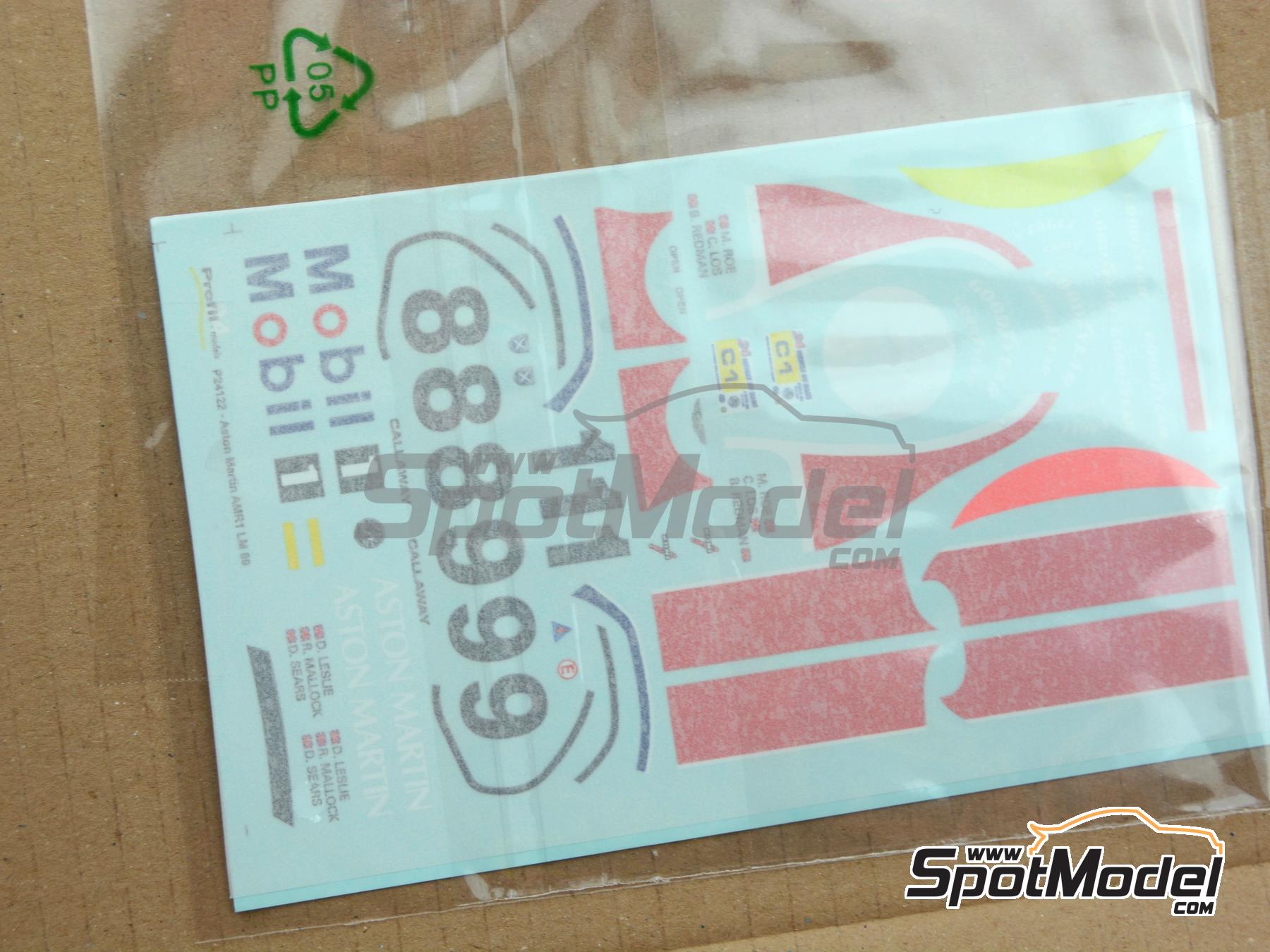 Image 11: Aston Martin AMR1 sponsored by Mobil1 - 24 Hours Le Mans 1989 | Car scale model kit in 1/24 scale manufactured by Profil24 (ref.&nbsp;P24122K)