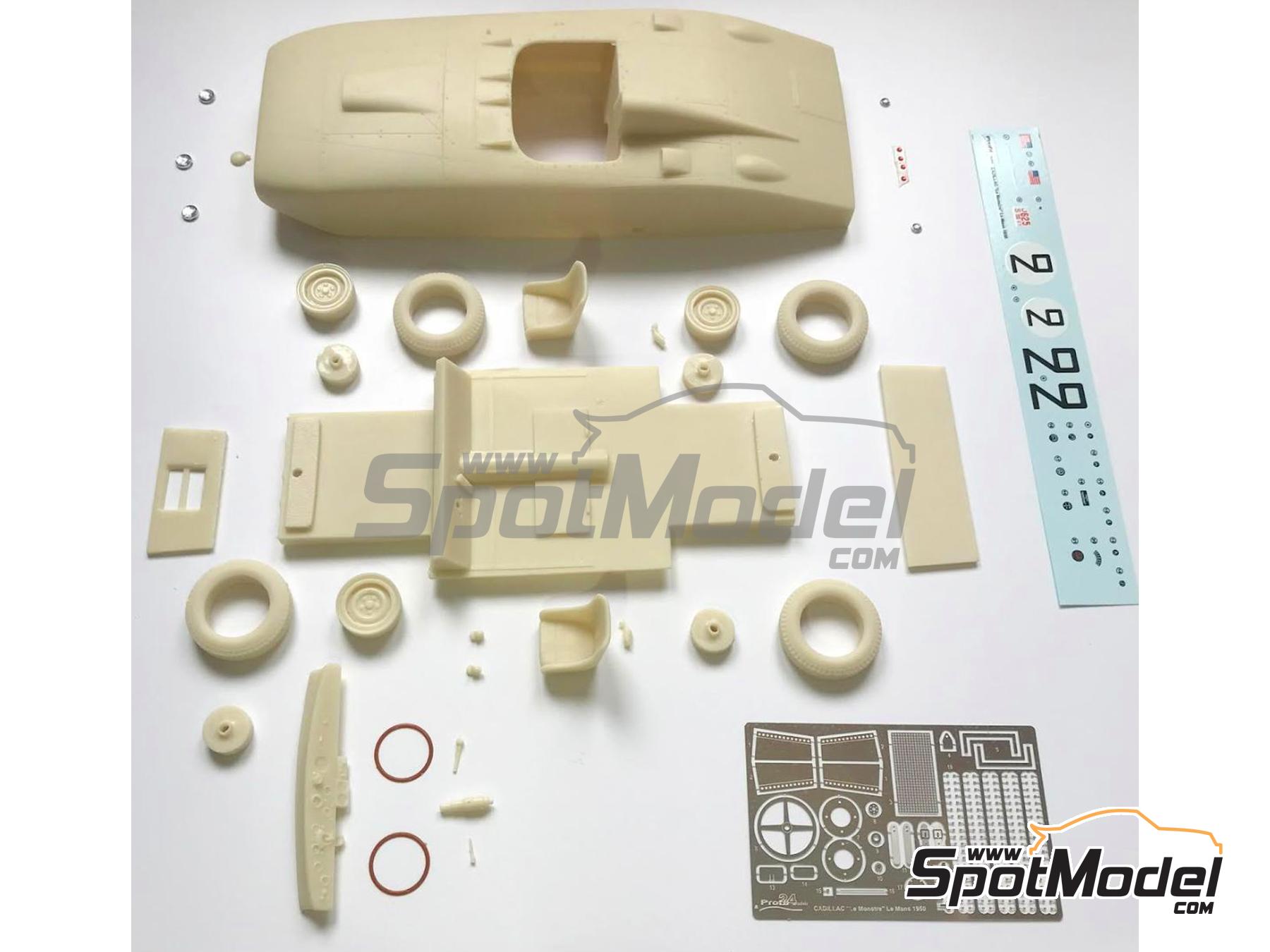 Image 2: Cadillac Cunningham Le Monstre - 24 Horas de Le Mans 1950 | Maqueta de coche en escala&nbsp;1/24 fabricado por Profil24 (ref.&nbsp;P24144K)