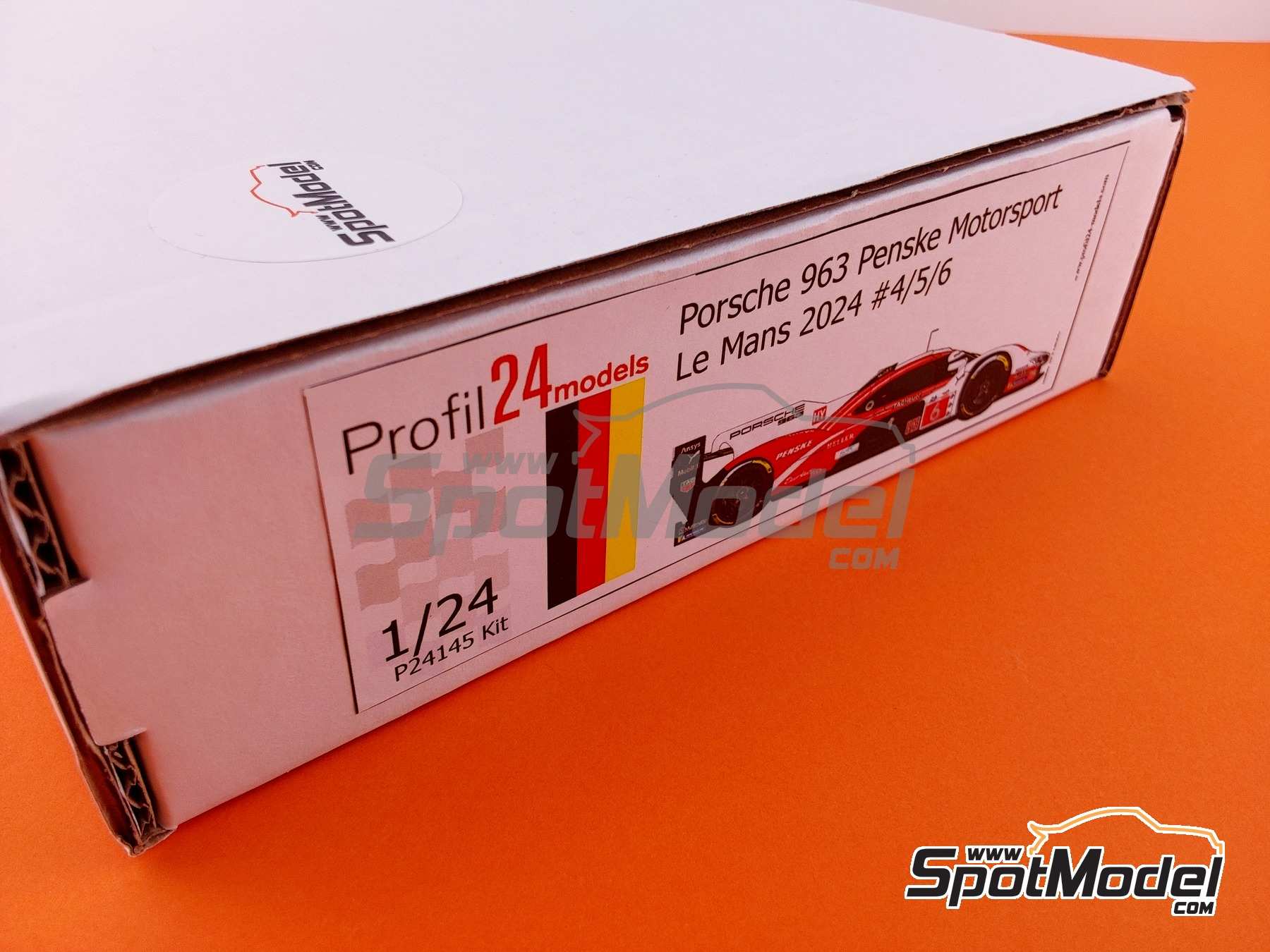 Image 1: Porsche 963 LMDh Penske Motorsport Team sponsored by Ansys - 24 Hours Le Mans 2024 | Car scale model kit in 1/24 scale manufactured by Profil24 (ref. P24145K)