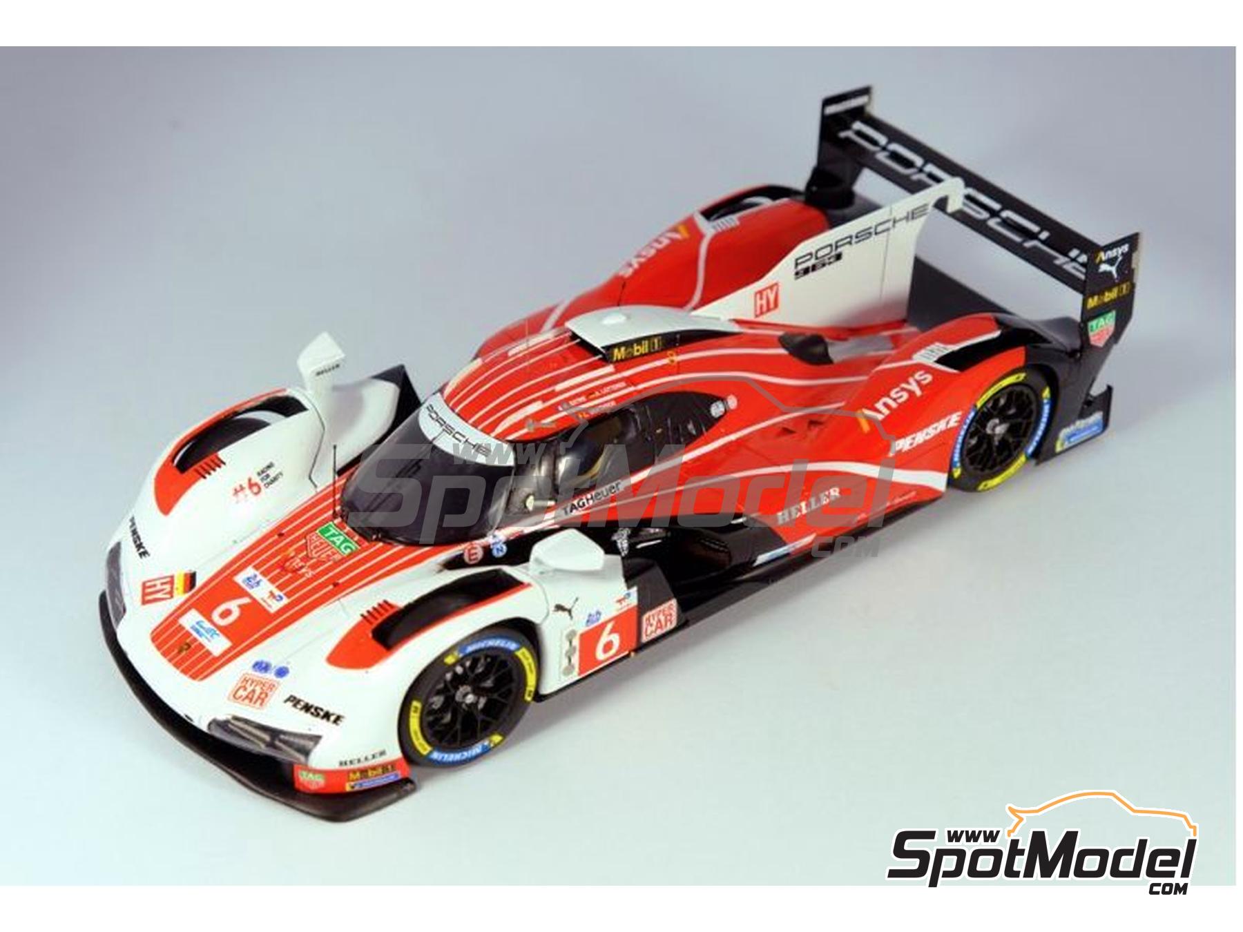 Image 3: Porsche 963 LMDh Penske Motorsport Team sponsored by Ansys - 24 Hours Le Mans 2024 | Car scale model kit in 1/24 scale manufactured by Profil24 (ref. P24145K)