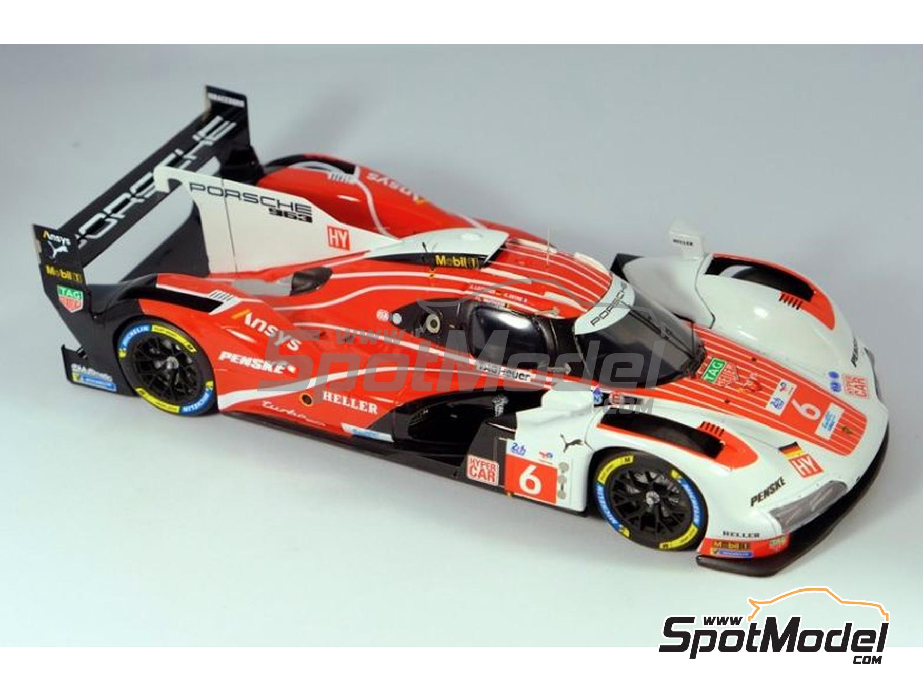 Image 4: Porsche 963 LMDh Penske Motorsport Team sponsored by Ansys - 24 Hours Le Mans 2024 | Car scale model kit in 1/24 scale manufactured by Profil24 (ref. P24145K)
