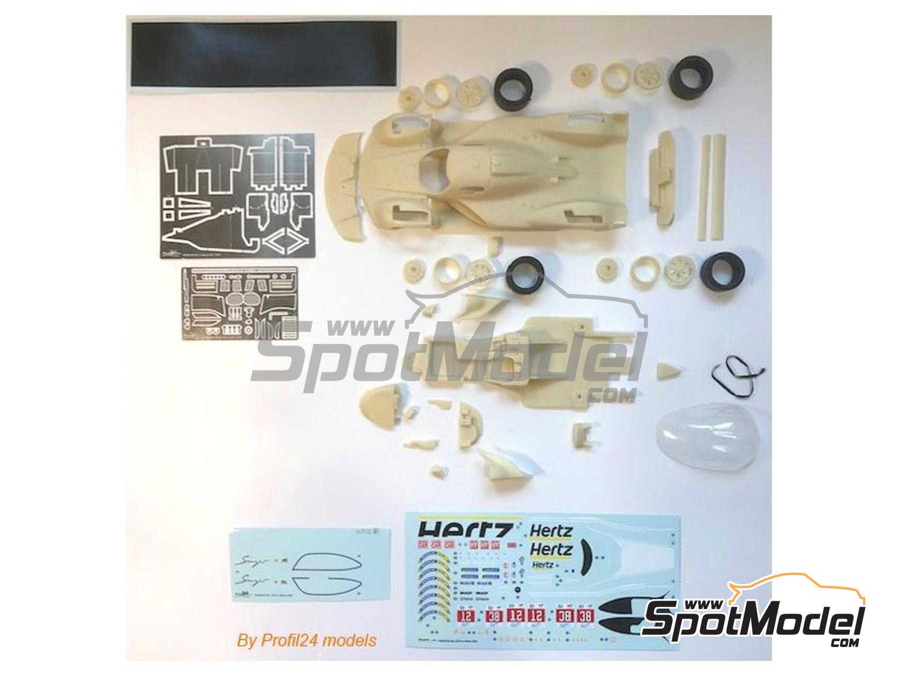 Autocollants Porsche 963 Le Mans 2024 - Décals Pour Maquettes 1:18, 1 Autocollants Porsche 963 Le Mans 2024 - Décals Pour Maquettes 1:18, 1