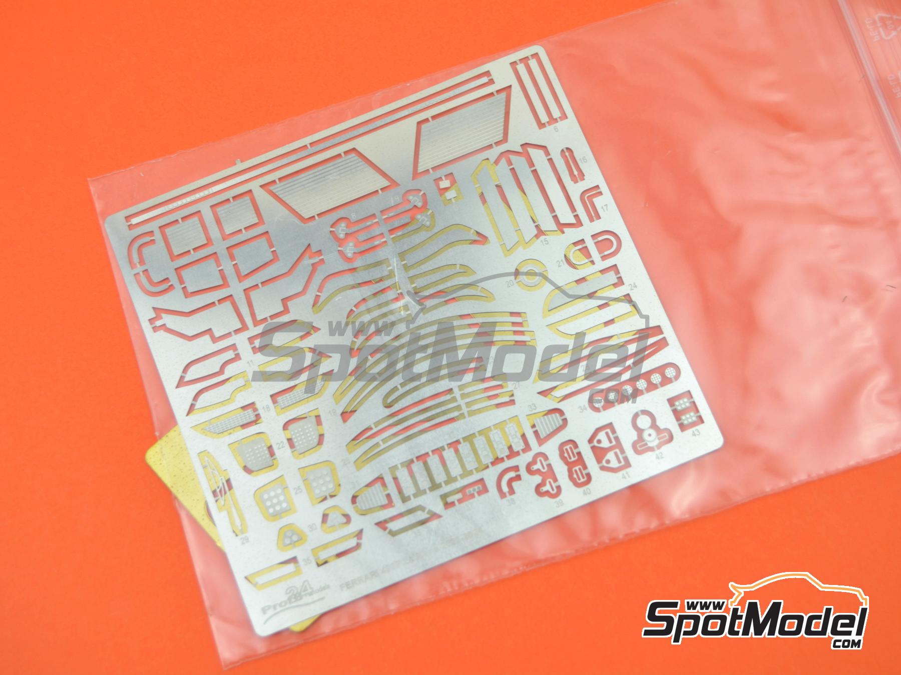 Image 8: Ferrari 499P LMH Equipo Ferrari AF Corse patrocinado por Richard Mille - 24 Horas de Le Mans 2024 | Maqueta de coche en escala&nbsp;1/24 fabricado por Profil24 (ref.&nbsp;P24148K)