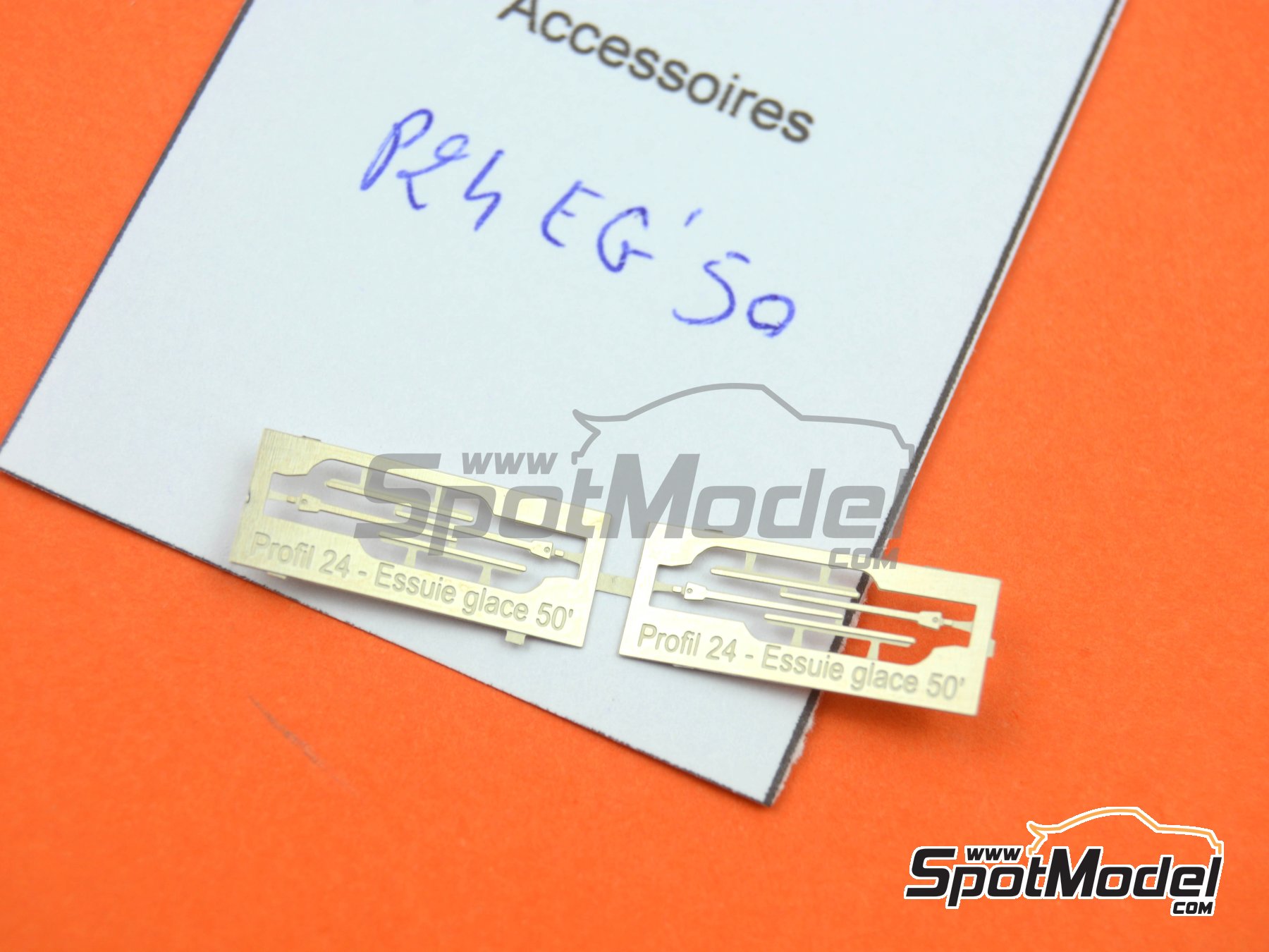 Image 2: Windshield wipers 1950's | Wipers in 1/24 scale manufactured by Profil24 (ref.&nbsp;P24EG50, also P24EG'50)