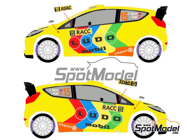 OLIVEIRA Rally ACROPOLI 2012 DECAL 1//43 FORD FIESTA WRC