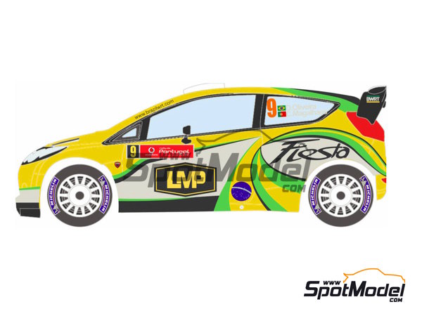 OLIVEIRA Rally ACROPOLI 2012 DECAL 1//43 FORD FIESTA WRC
