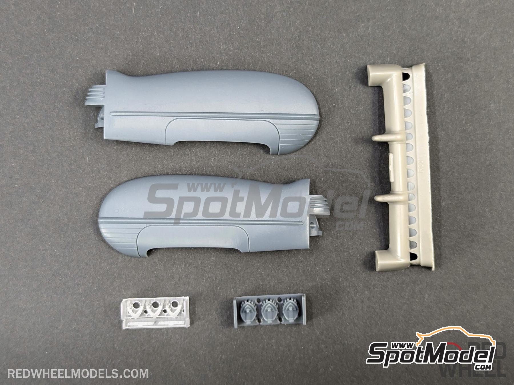 Image 2: Cadillac Tail Fins -  1948 | Detail up set in 1/25 scale manufactured by Red Wheel (ref.&nbsp;RW25006)