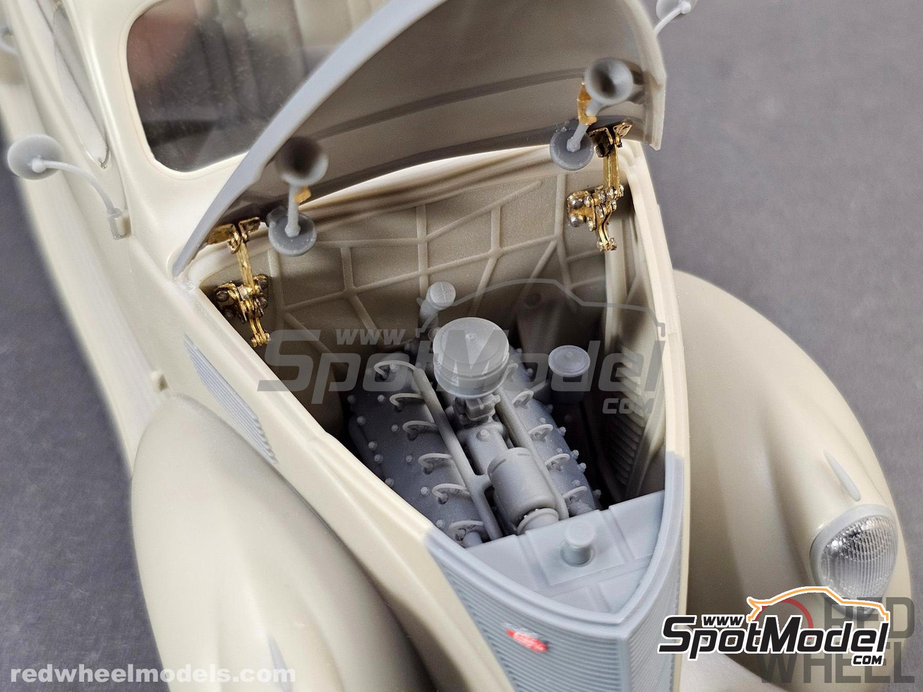 Image 3: Lincoln Zephyr Coupe -  1937 | Scale model kit in 1/25 scale manufactured by Red Wheel (ref.&nbsp;RW25009)