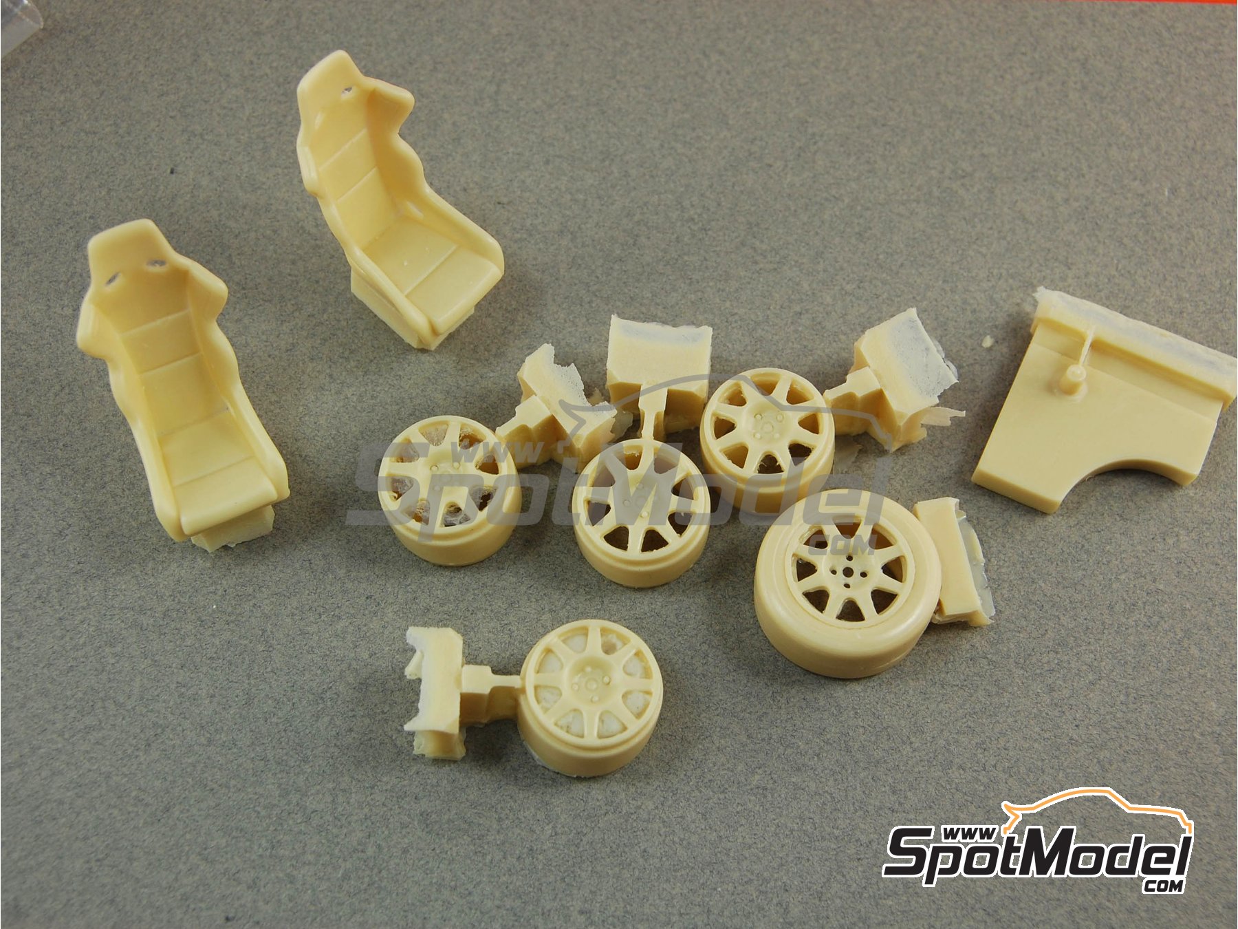 Image 13: Ford Sierra Cosworth Ford España Team sponsored by Marlboro - Tour de Corse Rallye de France 1987 | Marking / livery in 1/24 scale manufactured by Reji Model (ref. REJI-034, also 034)