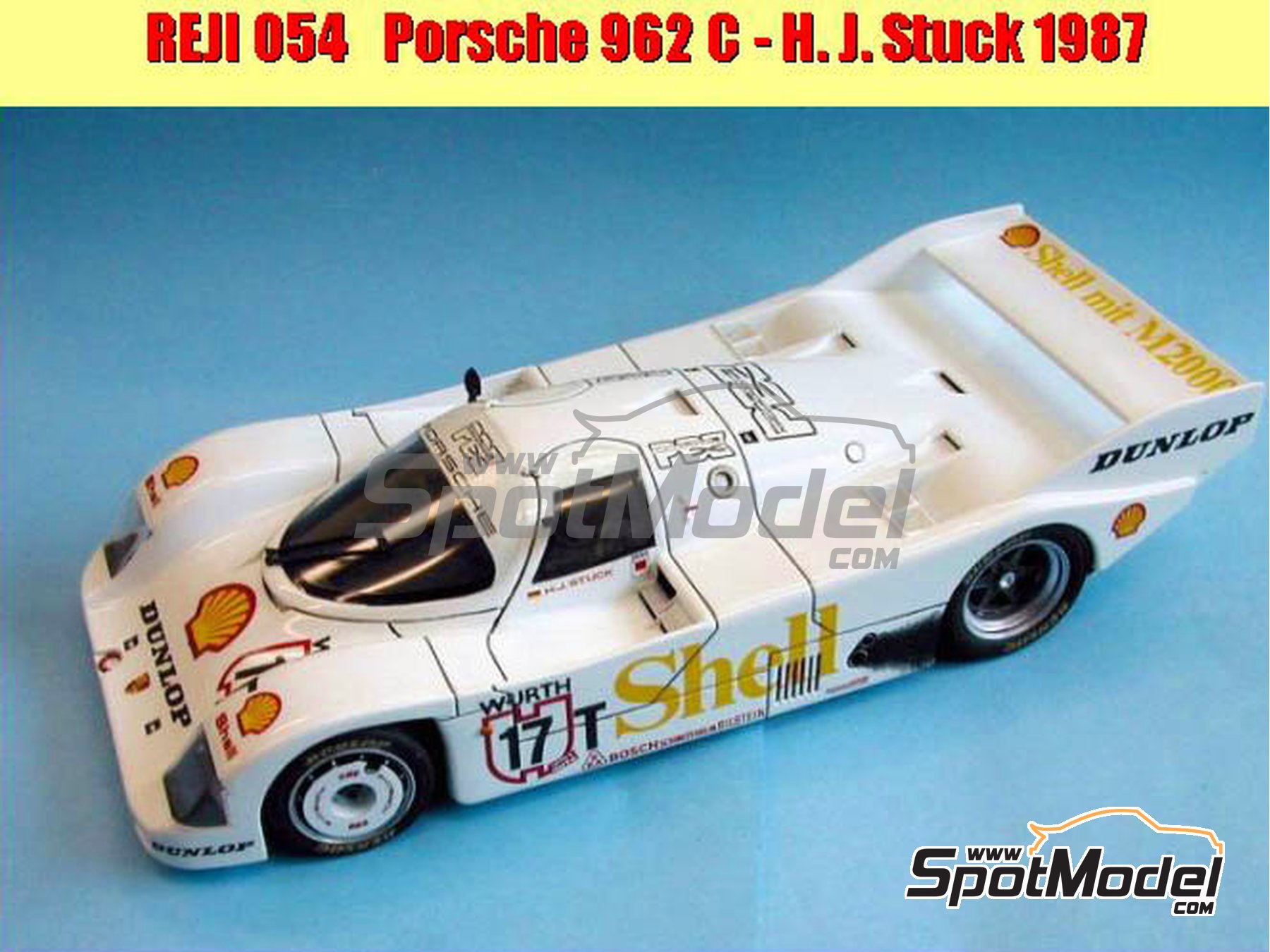 1/25th Scale Decals #3 ROTHMANS Porsche 962 1987 1/24th 