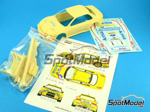 Image 11: Subaru Impreza WRC sponsored by Activa - Sezoens Rally Belgium 2003 | Marking / livery in 1/24 scale manufactured by Reji Model (ref.&nbsp;REJI-099, also 099)