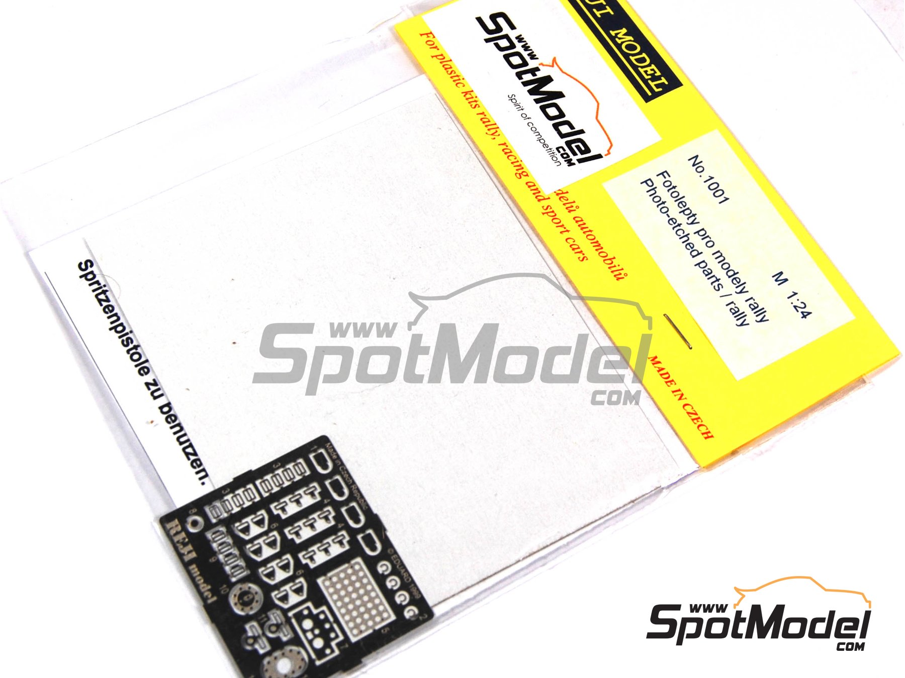 Image 1: Universal parts rally: buckles, harnesses, � | Detail in 1/24 scale manufactured by Reji Model (ref.&nbsp;REJI-1001, also 1001)