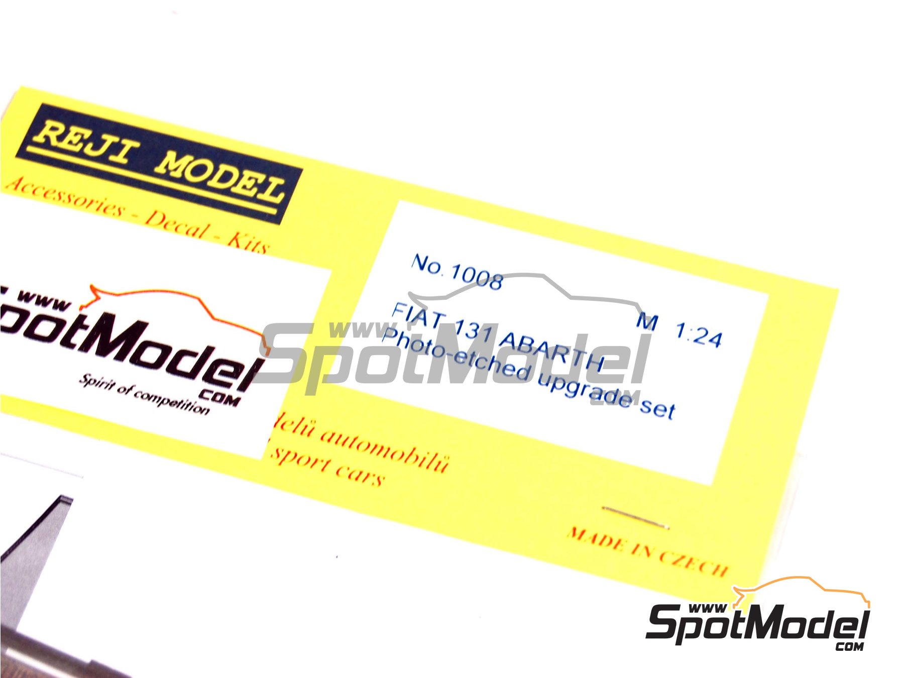 Image 3: Fiat 131 Abarth | Set de mejora y detallado en escala&nbsp;1/24 fabricado por Reji Model (ref.&nbsp;REJI-1008, tambien 1008)