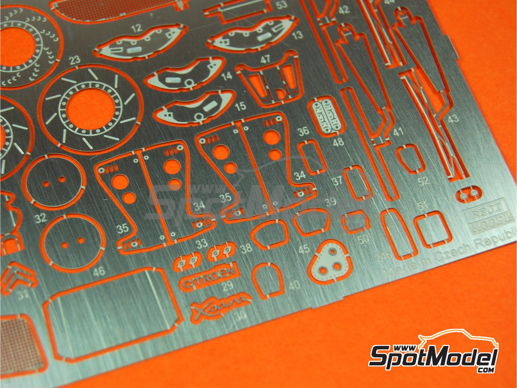 Image 5: Citroen Xsara WRC | Detail up set in 1/24 scale manufactured by Reji Model (ref.&nbsp;REJI-1013, also 1013)