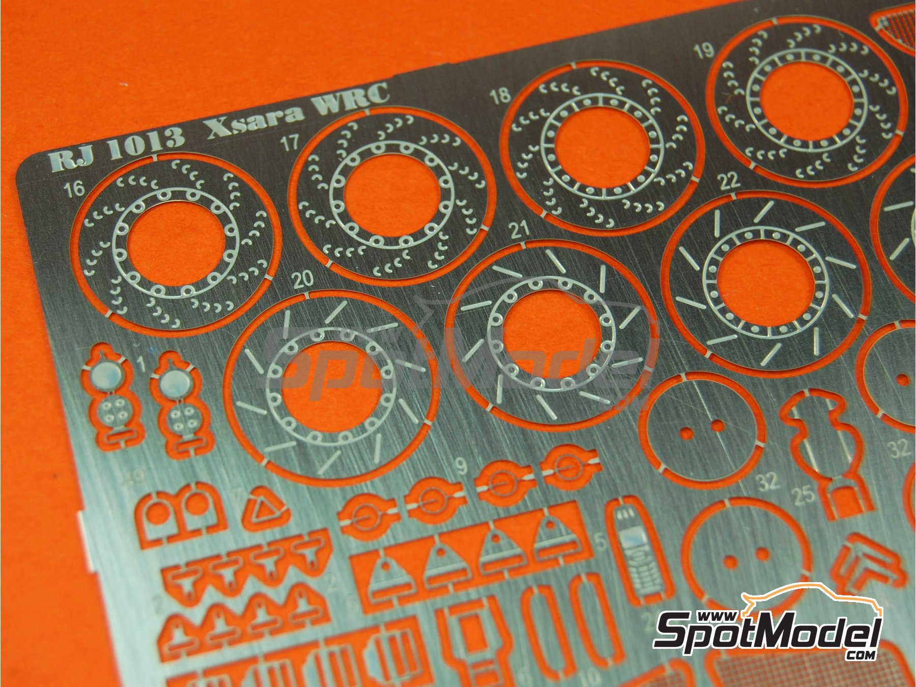 Image 8: Citroen Xsara WRC | Detail up set in 1/24 scale manufactured by Reji Model (ref.&nbsp;REJI-1013, also 1013)