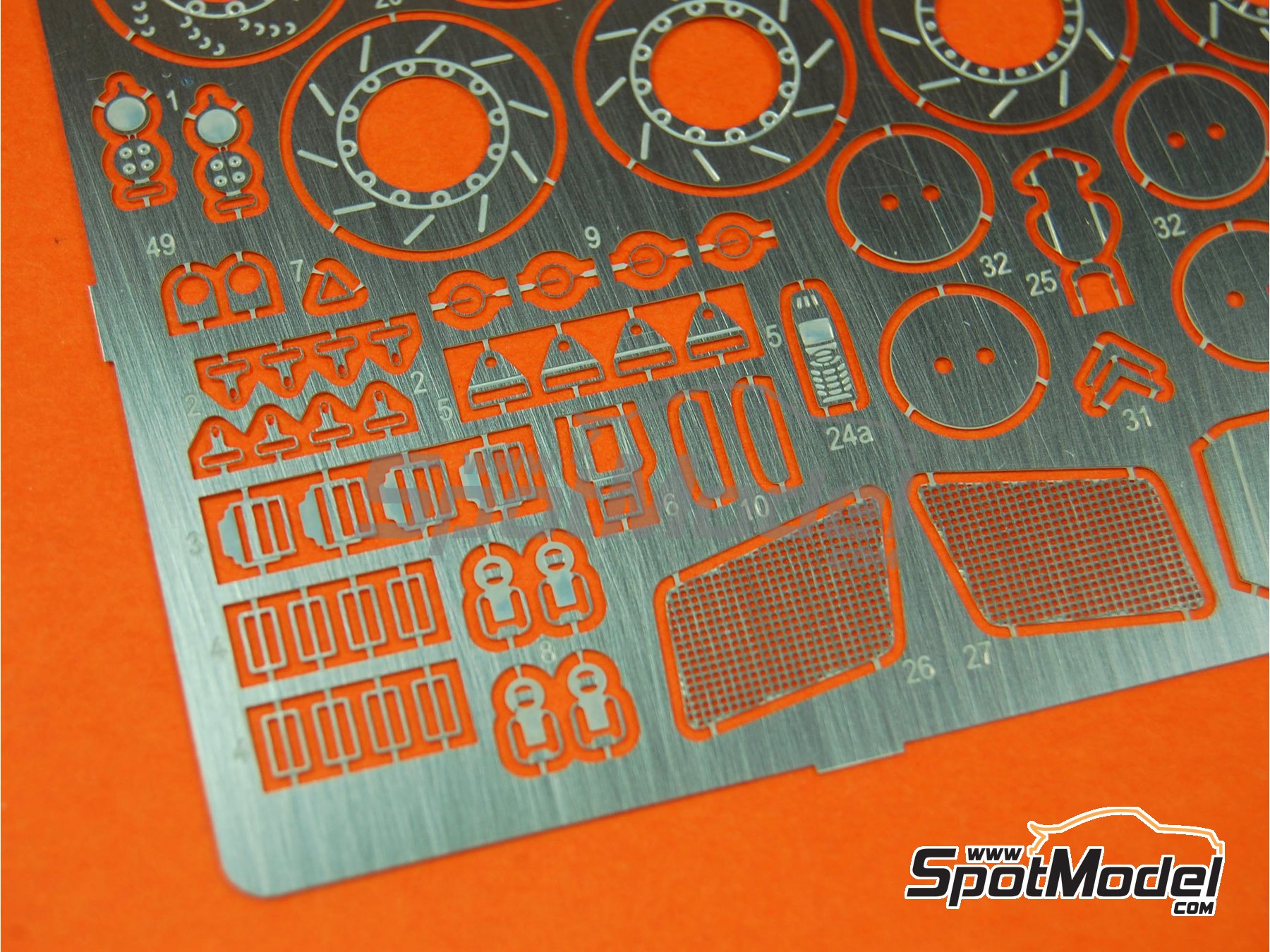 Image 9: Citroen Xsara WRC | Detail up set in 1/24 scale manufactured by Reji Model (ref.&nbsp;REJI-1013, also 1013)