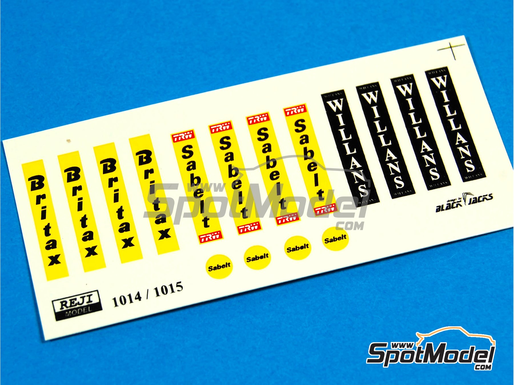 Image 2: Formula One harnesses | Seatbelts in 1/12 scale manufactured by Reji Model (ref.&nbsp;REJI-1015, also 1015)