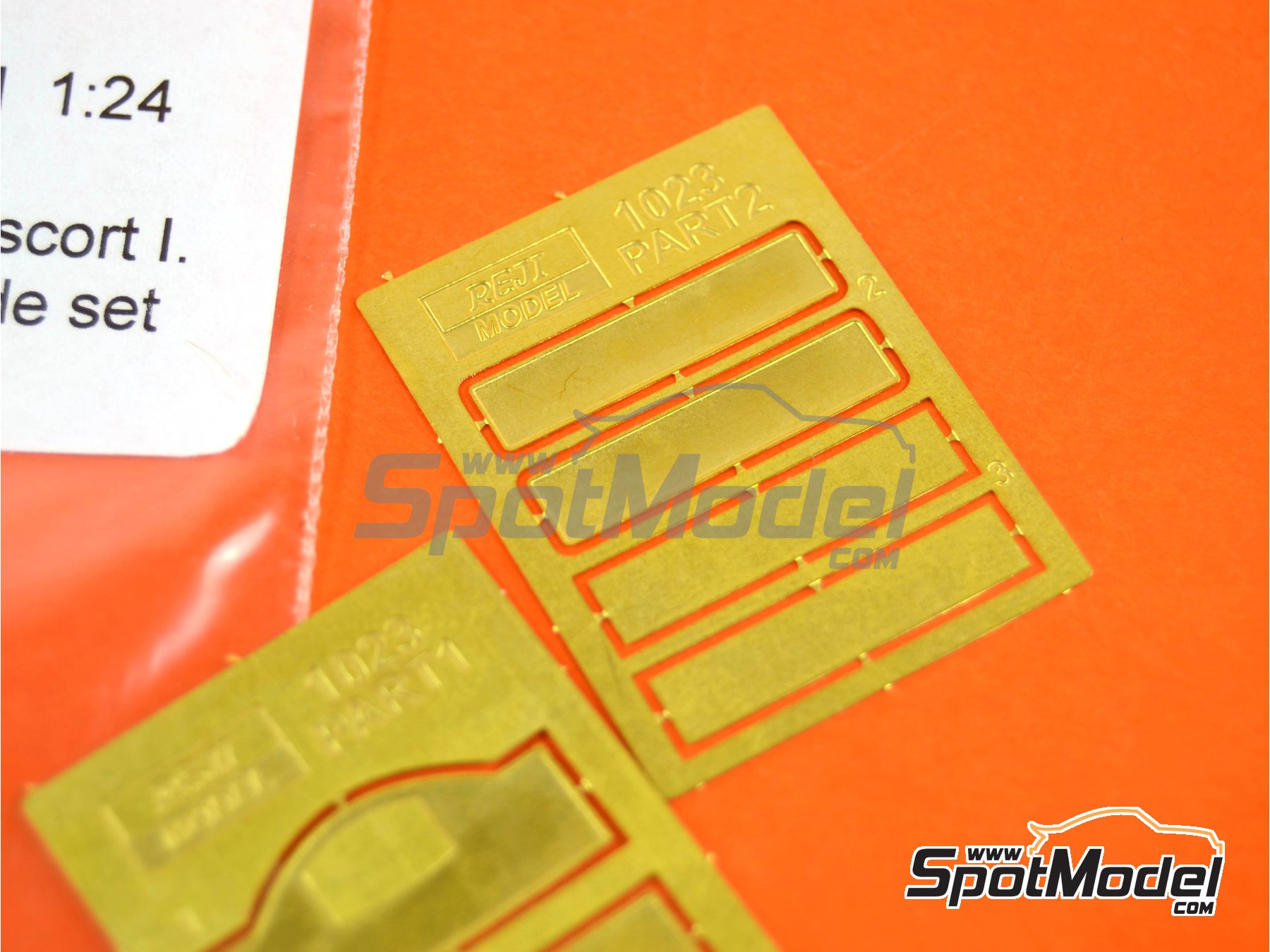 Image 2: Plates - Monte Carlo Rally - Rallye Automobile de Monte-Carlo | Photo-etched parts in 1/24 scale manufactured by Reji Model (ref.&nbsp;REJI-1023, also 1023)