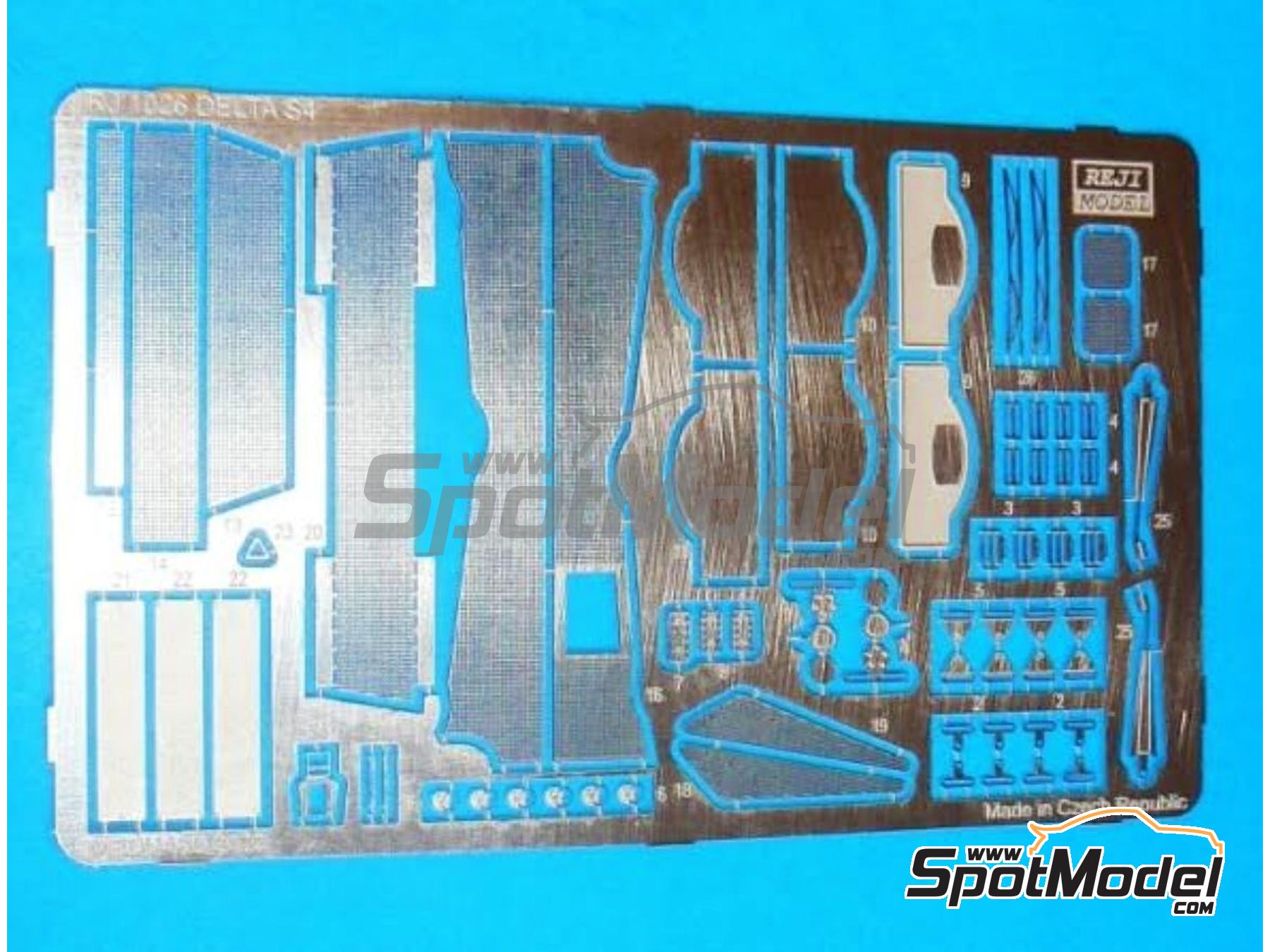 Image 1: Lancia Delta S4 | Set de mejora y detallado en escala&nbsp;1/24 fabricado por Reji Model (ref.&nbsp;REJI-1026, tambien 1026 y REJI1026)