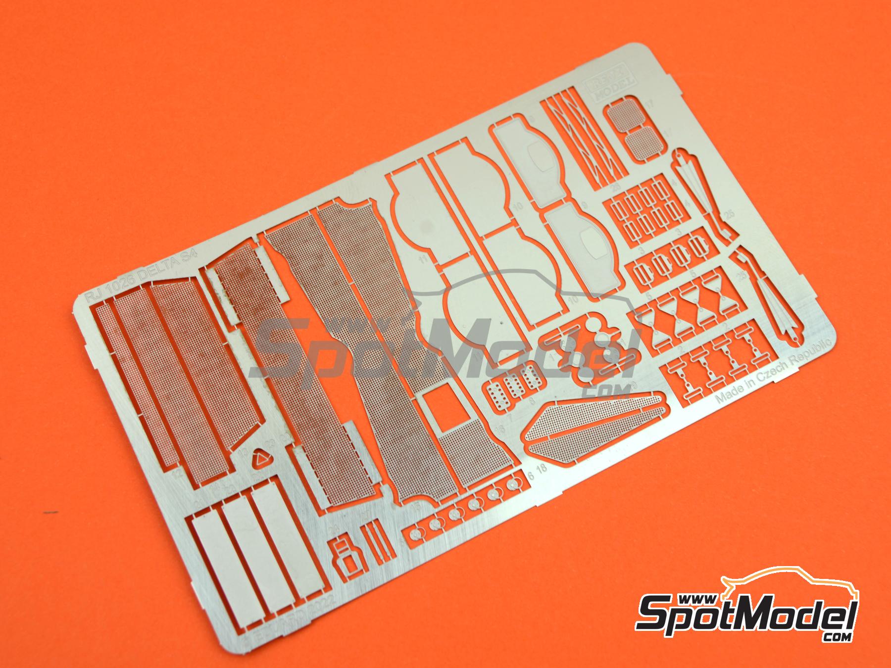 Image 3: Lancia Delta S4 | Set de mejora y detallado en escala&nbsp;1/24 fabricado por Reji Model (ref.&nbsp;REJI-1026, tambien 1026 y REJI1026)
