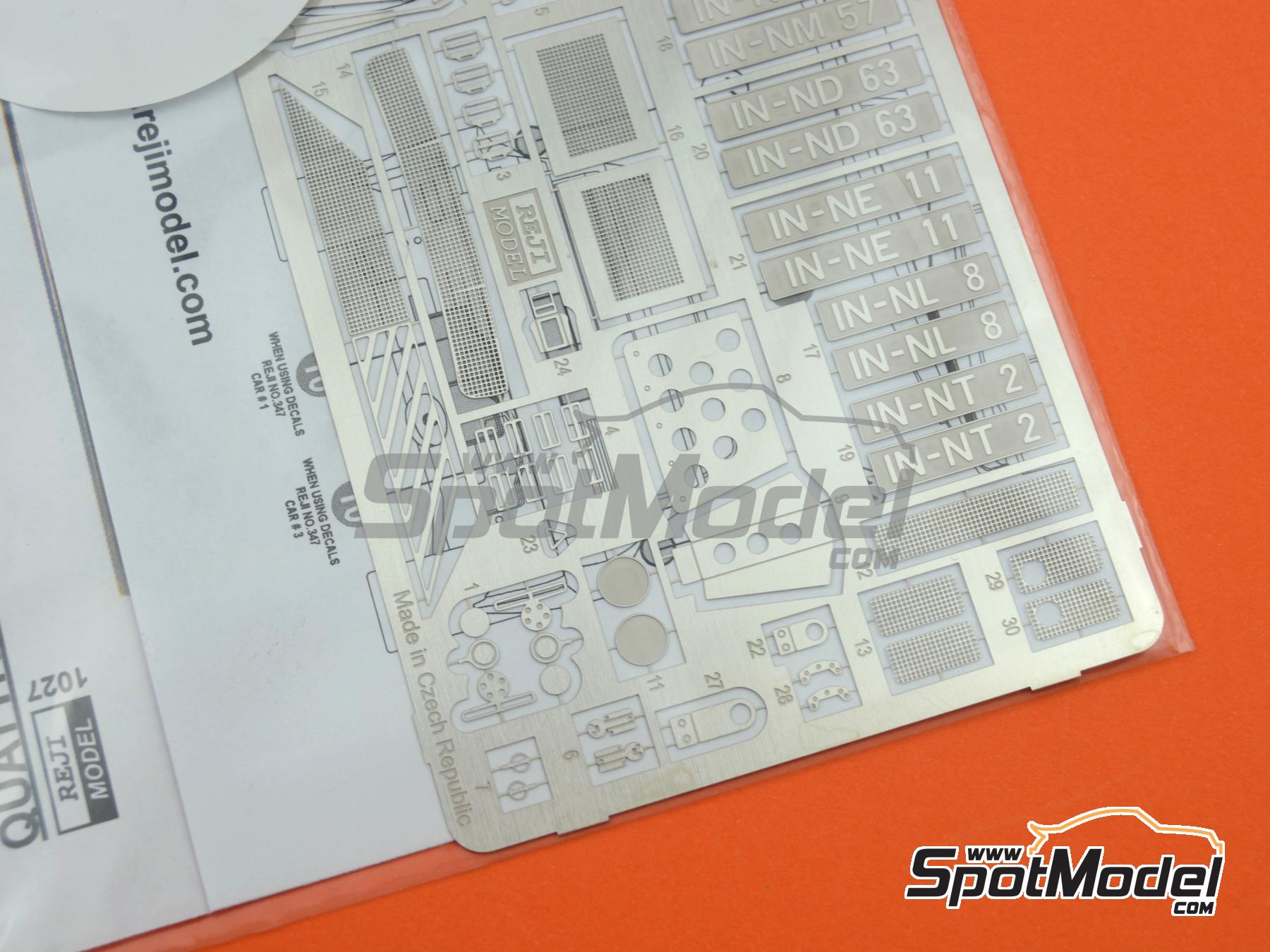 Image 4: Audi Sport Quattro S1 | Set de mejora y detallado en escala&nbsp;1/24 fabricado por Reji Model (ref.&nbsp;REJI-1027, tambien 1027)