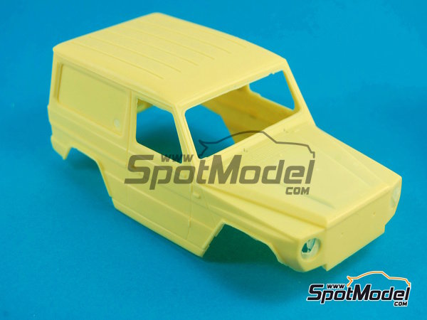 Image 5: Mercedes 230G patrocinado por Texaco, Havoline - Rally Paris Dakar 1982 | Decoraci&oacute;n en escala&nbsp;1/24 fabricado por Reji Model (ref.&nbsp;REJI-114, tambien 114)